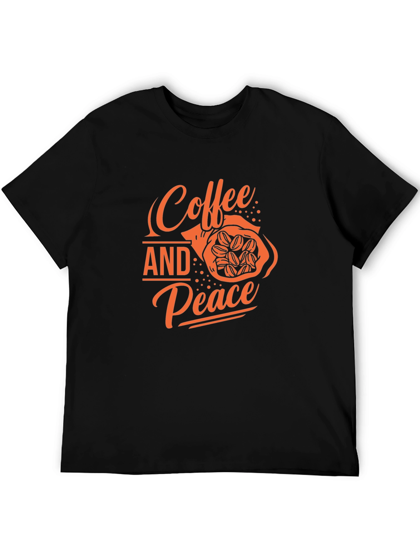Coffee and Peace Graphic T-Shirt