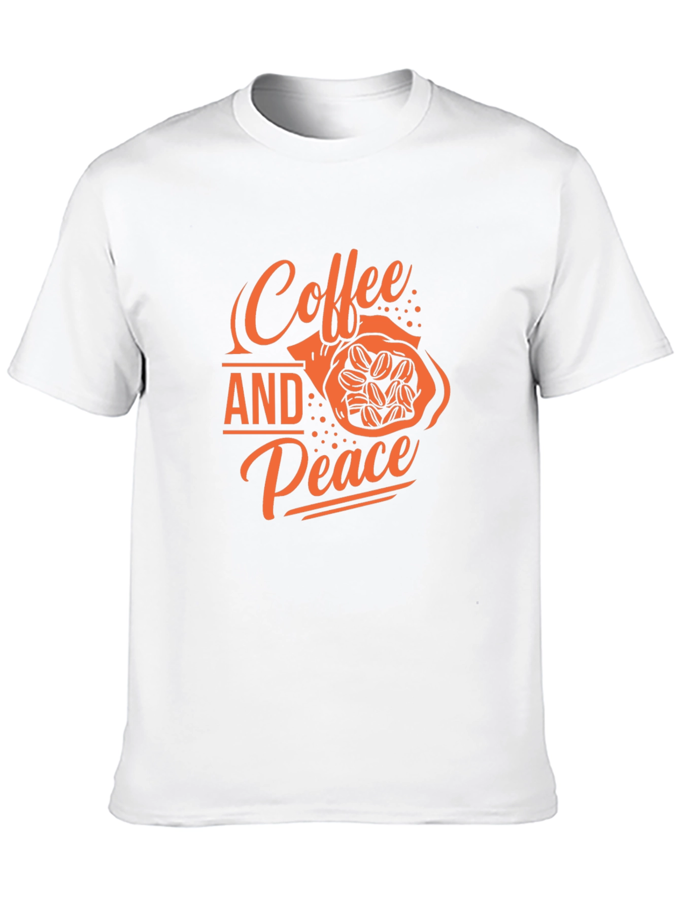 Coffee and Peace Graphic T-Shirt