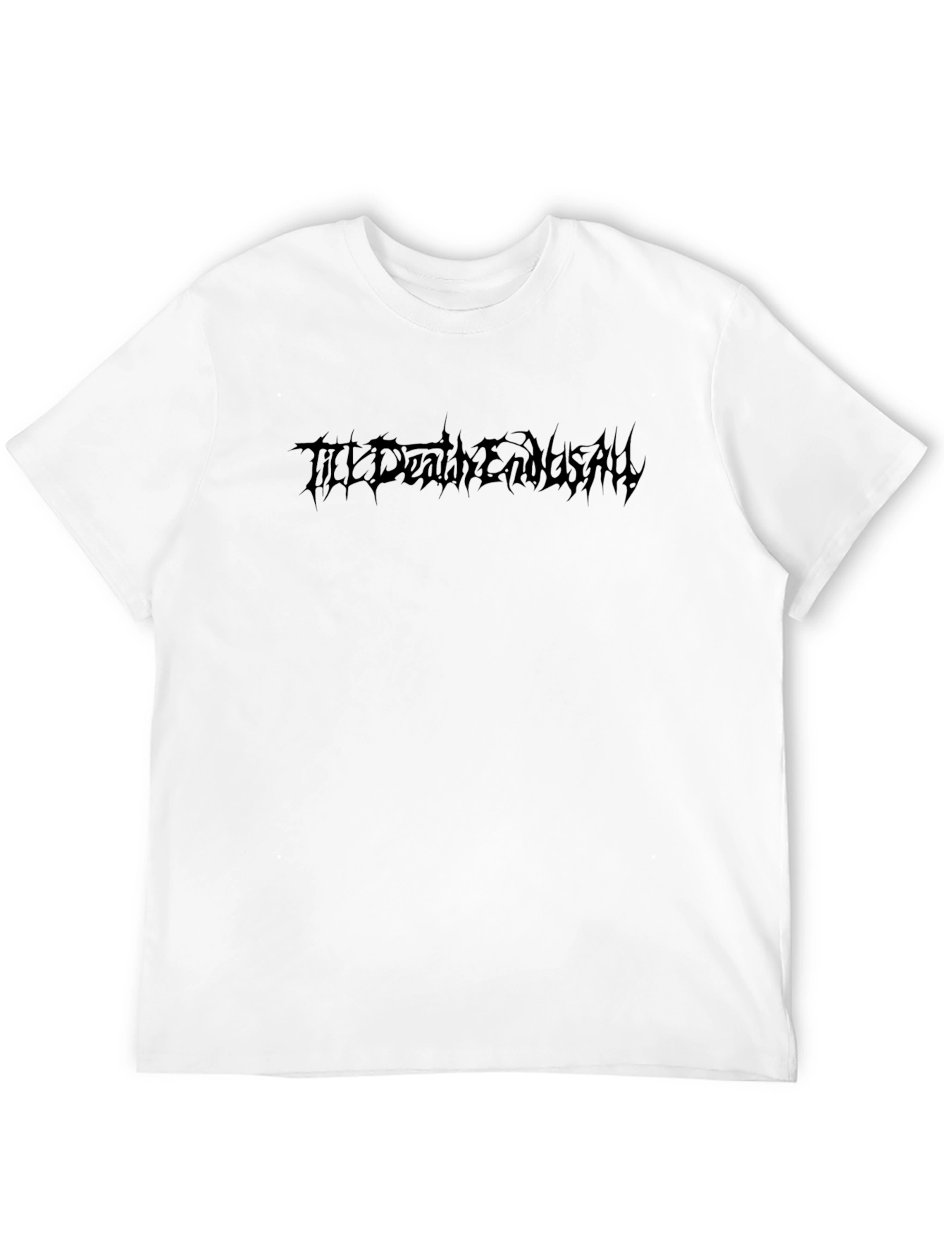 Till Death Ends Us All Graphic Black T-Shirt