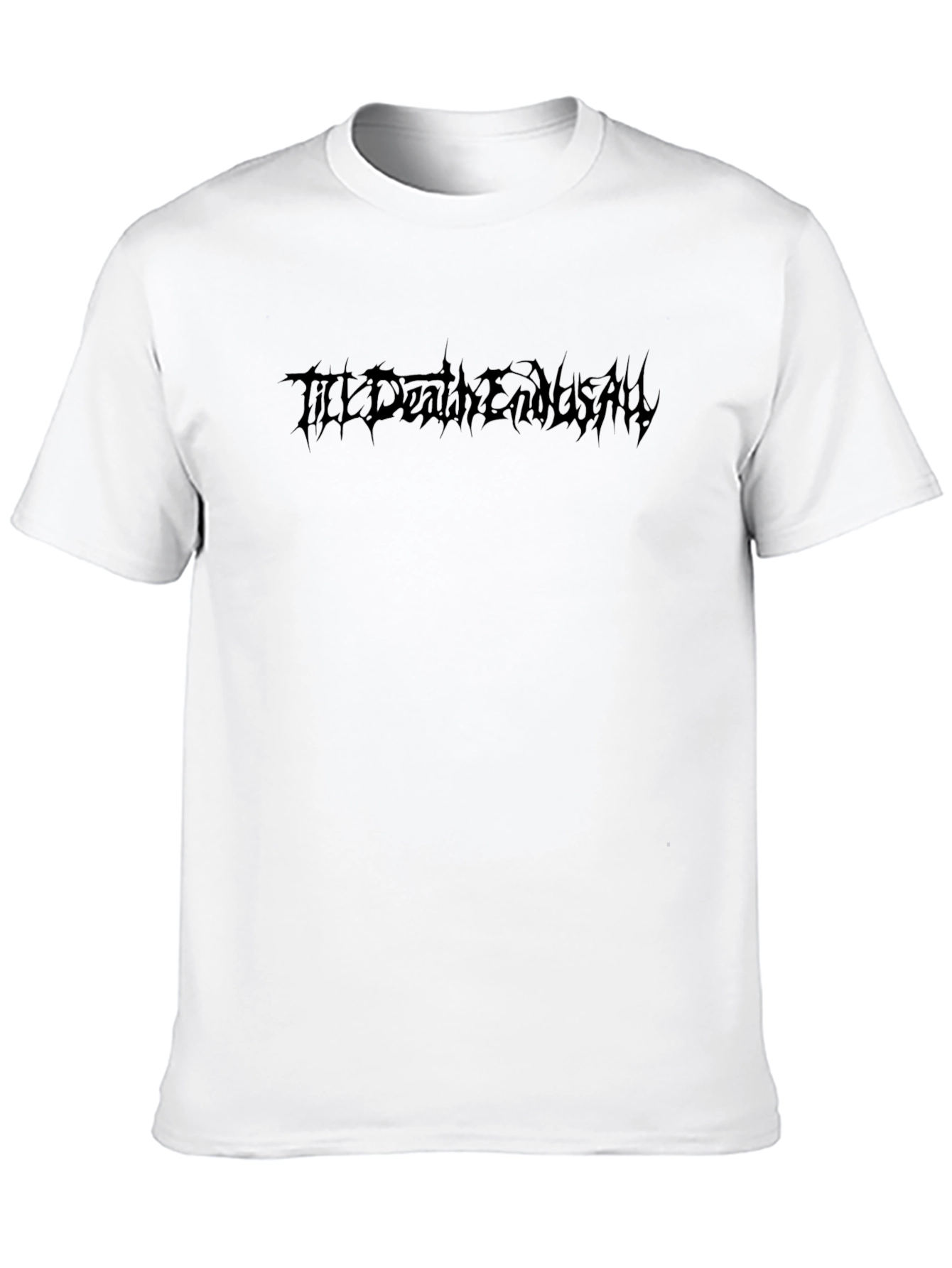 Till Death Ends Us All Graphic Black T-Shirt