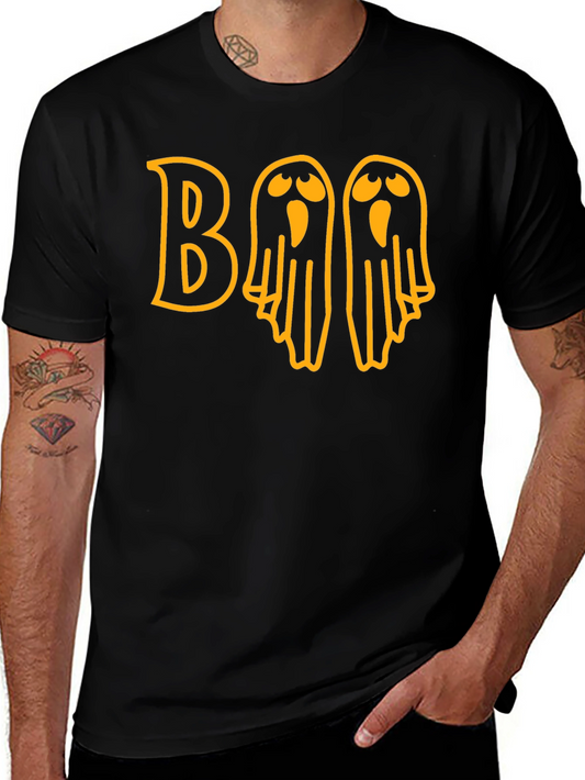 Halloween Boo Ghost Graphic T-Shirt
