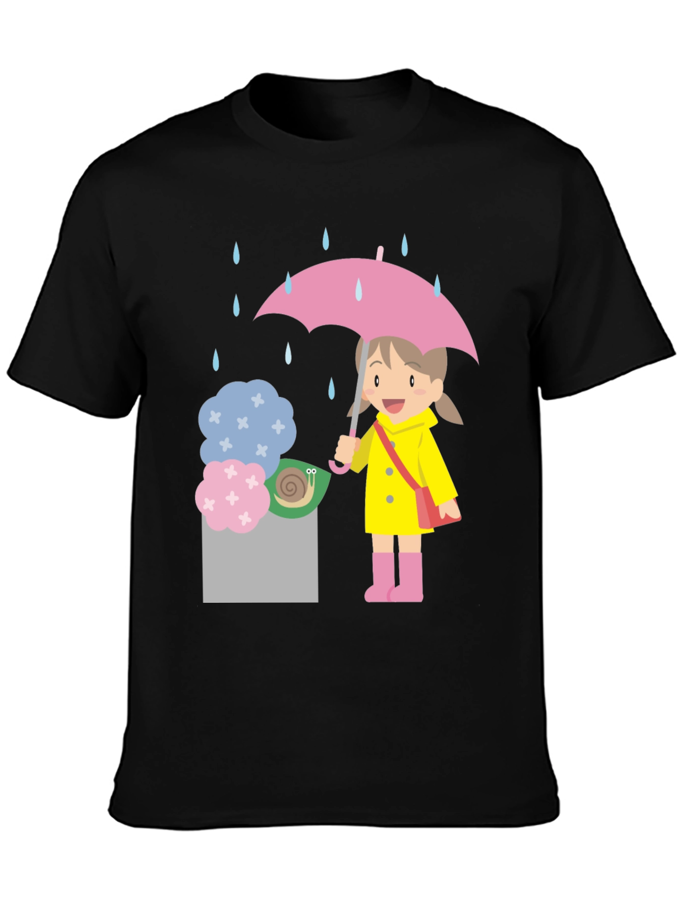 Rainy Day Cartoon T-Shirt