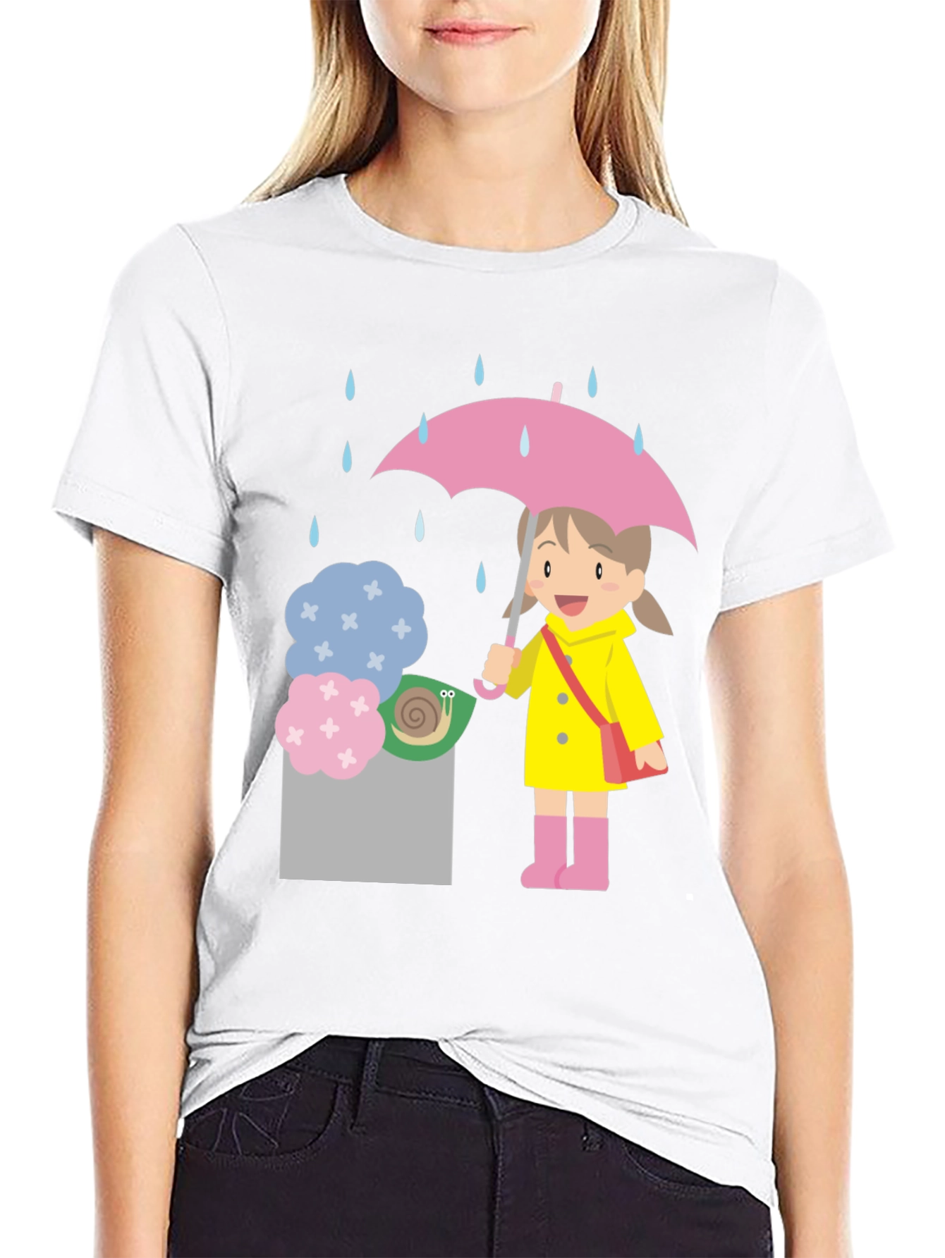 Rainy Day Cartoon T-Shirt
