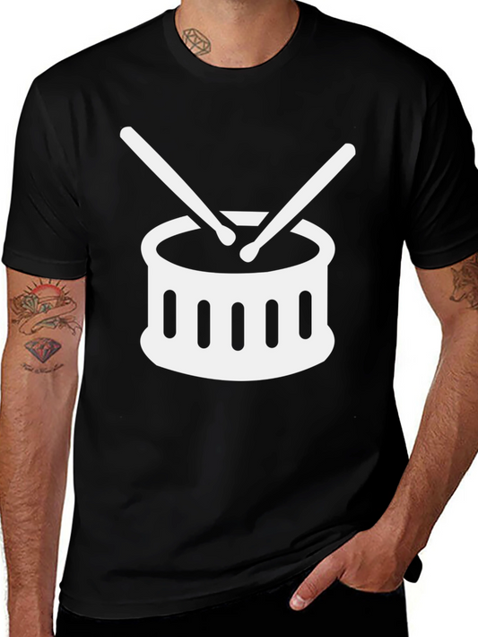 Drum Set Graphic Tee - Musician Shirt