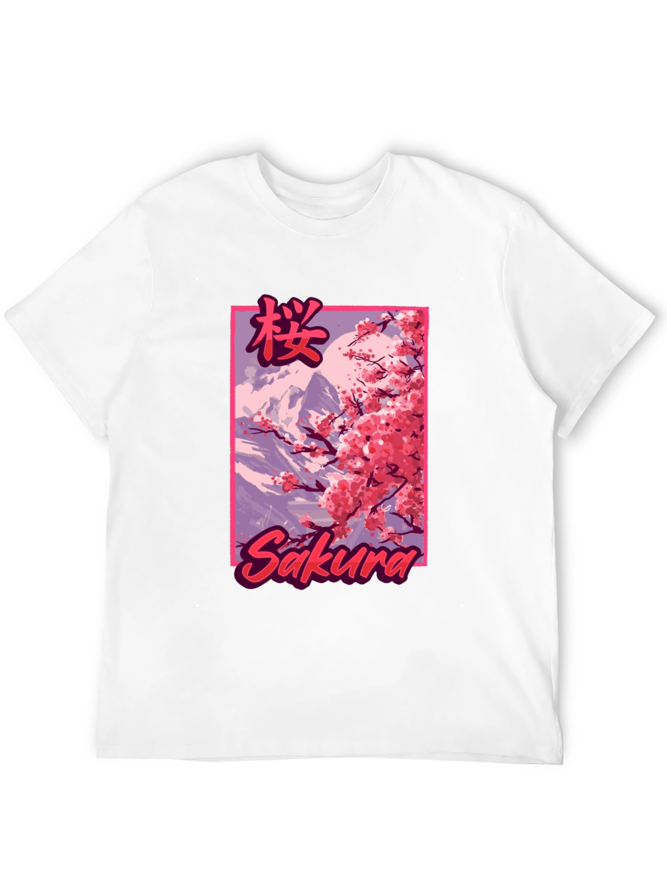 Sakura Blossom Graphic T-Shirt - Japanese Cherry Design