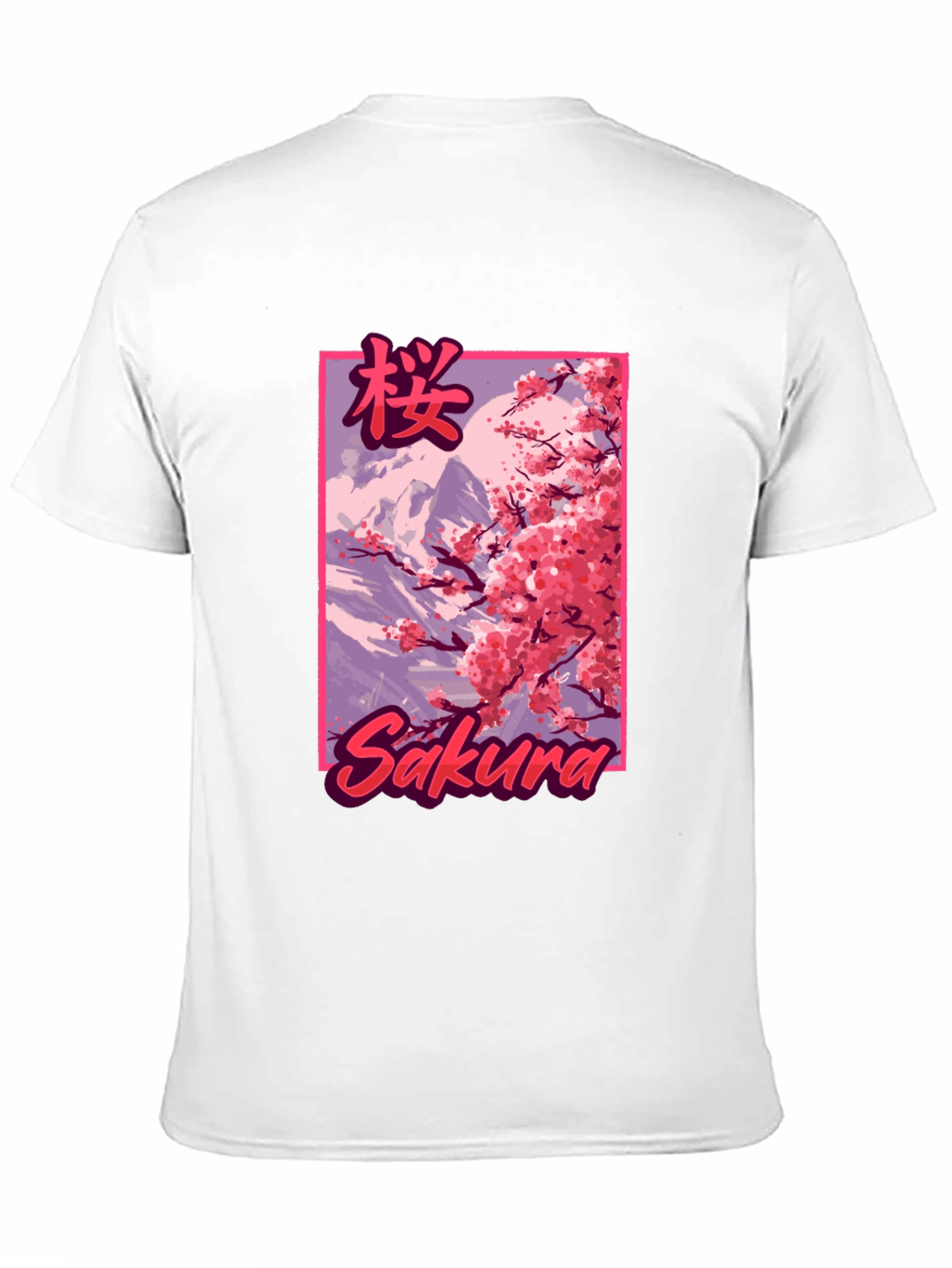 Sakura Blossom Graphic T-Shirt - Japanese Cherry Design