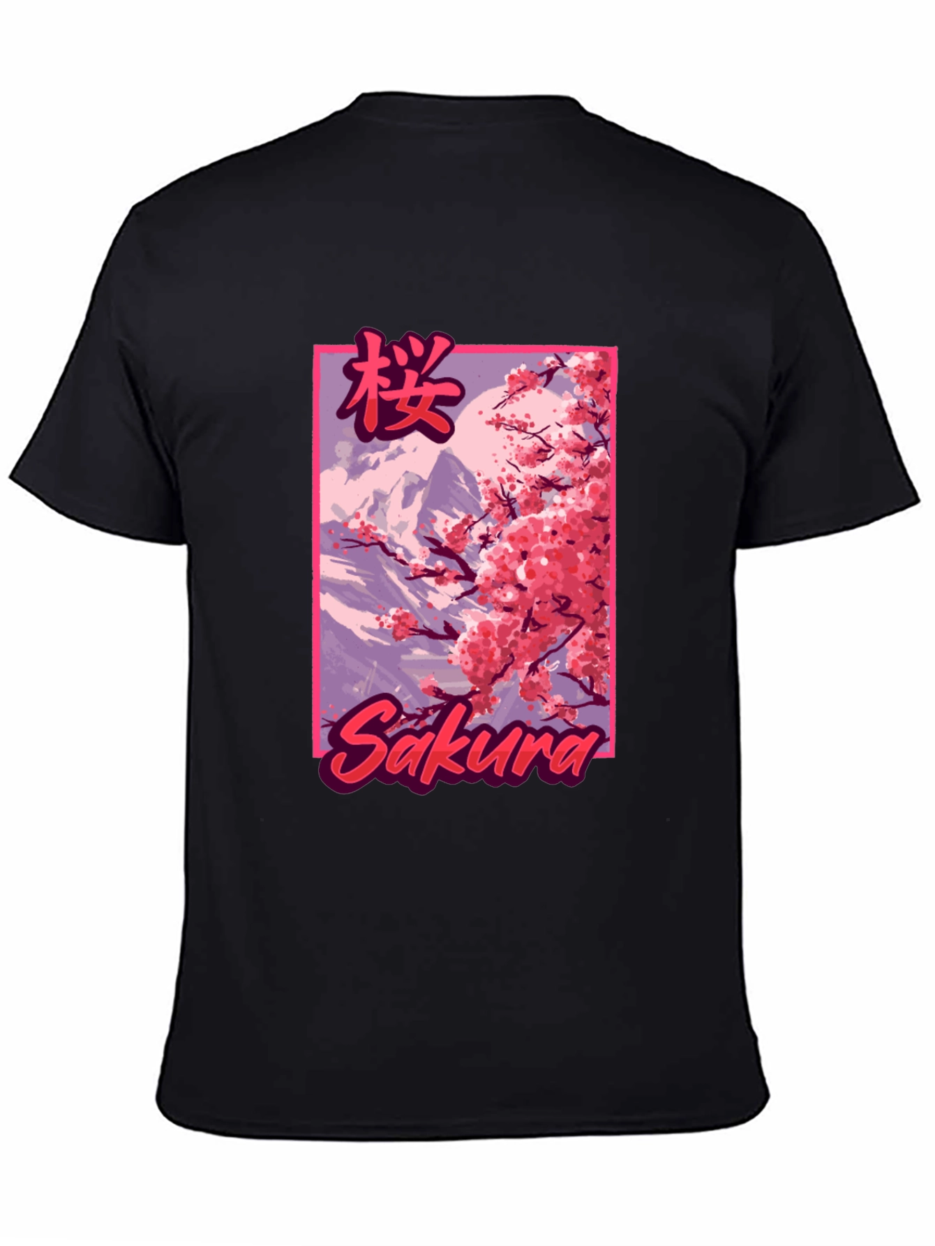 Sakura Blossom Graphic T-Shirt - Japanese Cherry Design
