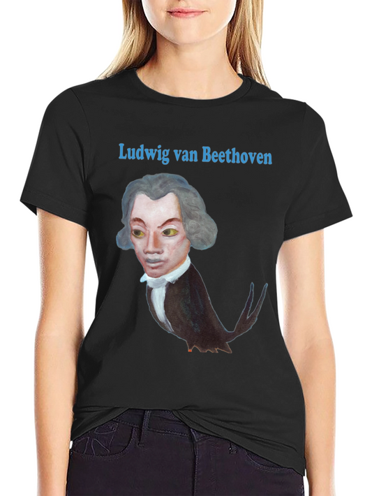 Beethoven Bird T-Shirt - Black