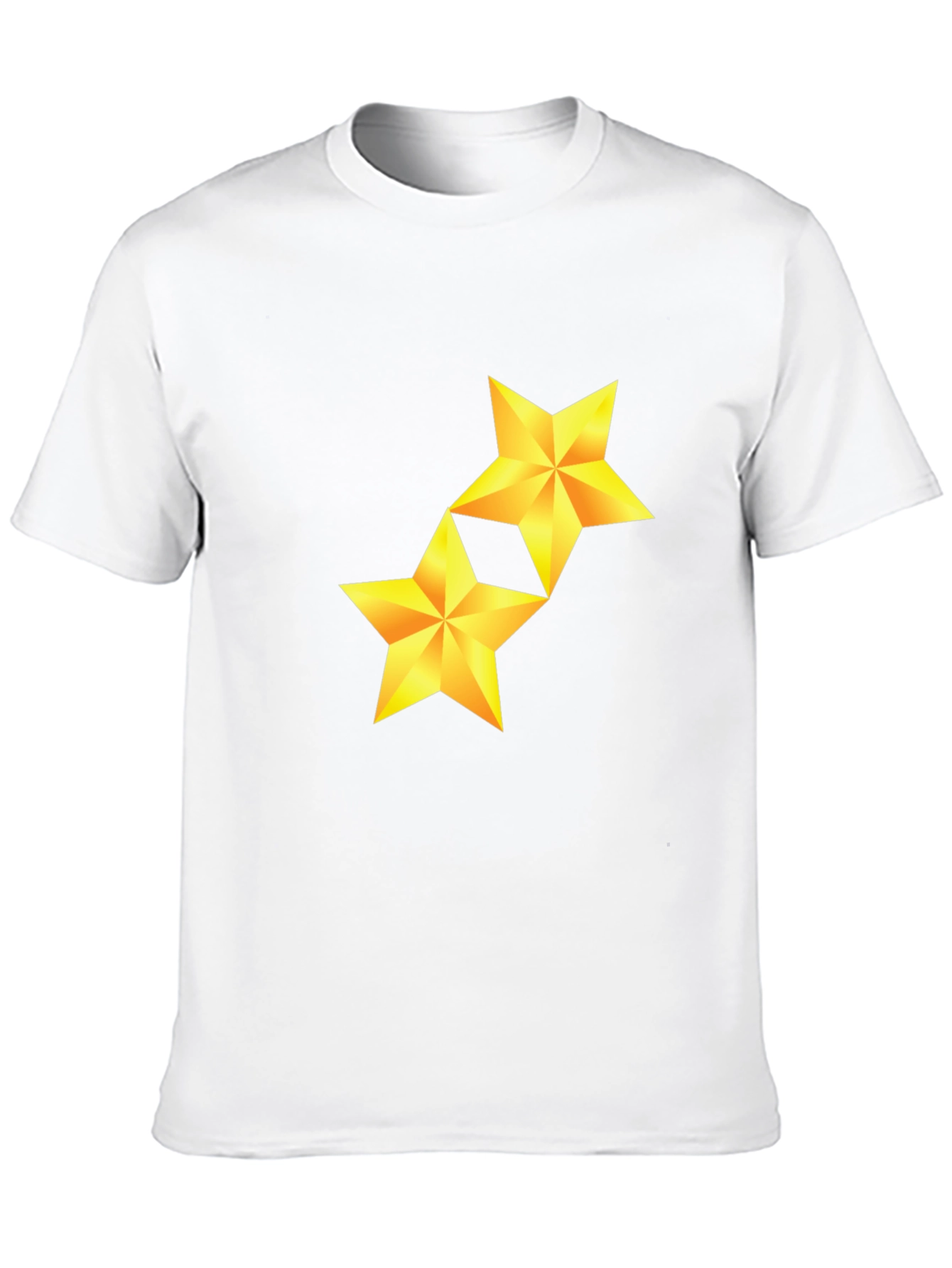Golden Star Graphic Black Tee