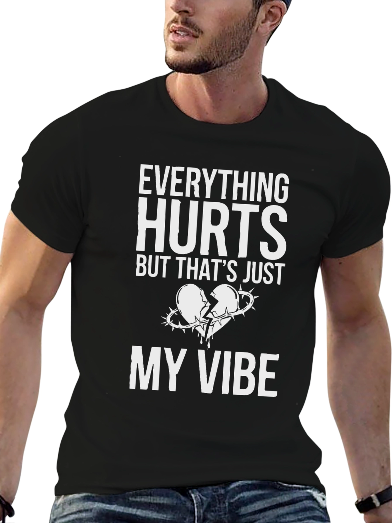 Everything Hurts Broken Heart T-Shirt
