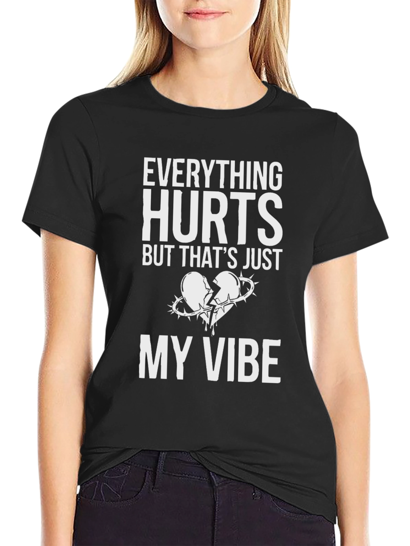 Everything Hurts Broken Heart T-Shirt