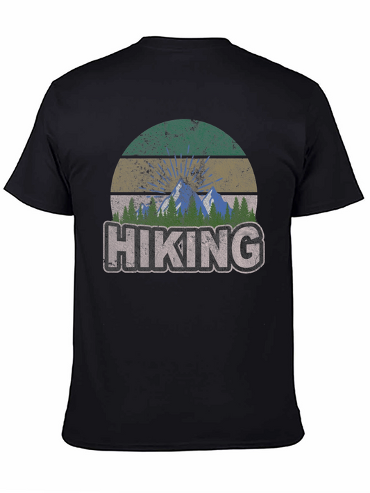 Hiking Graphic Tee - Vintage Mountain Adventure Shirt