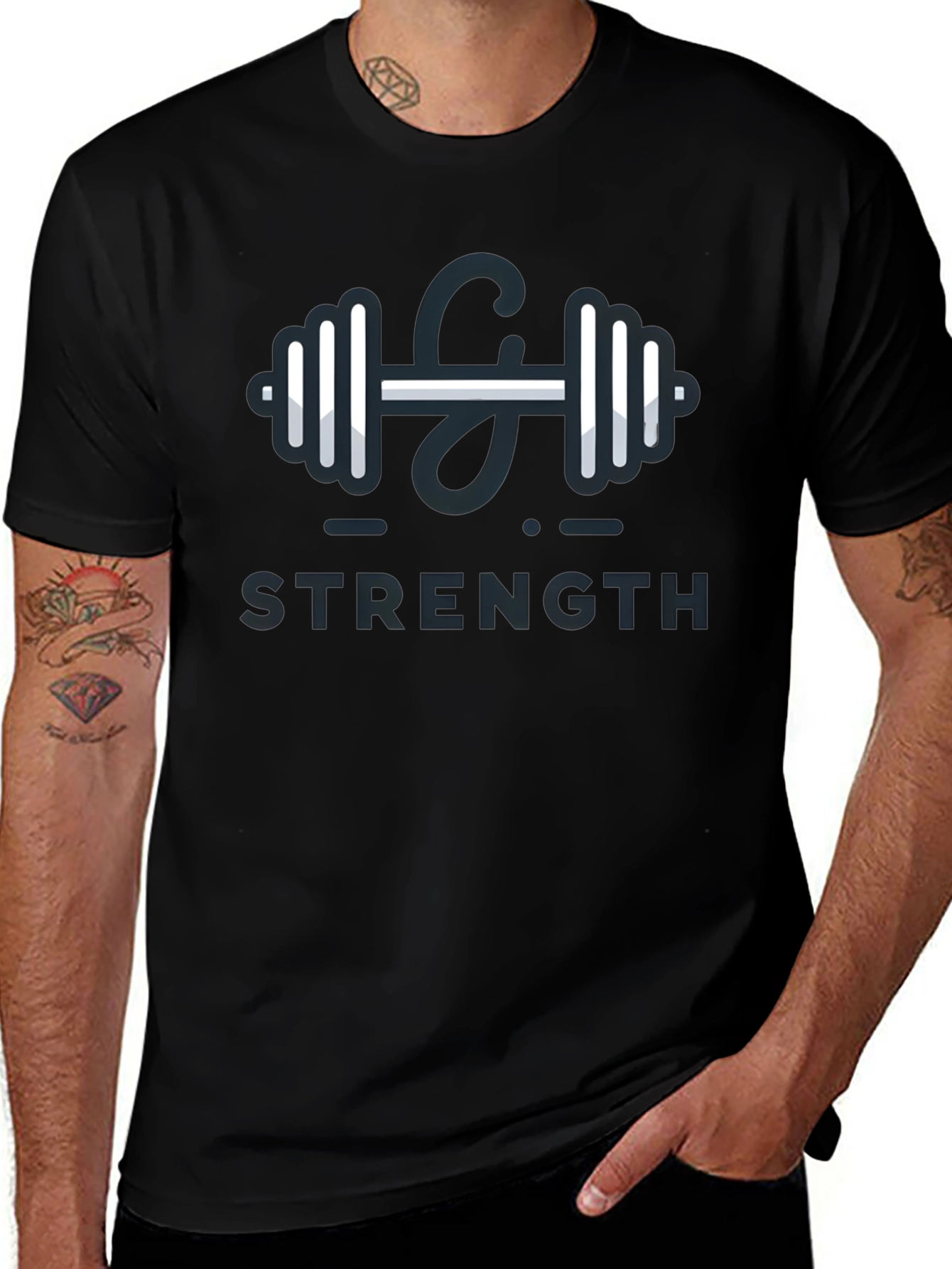 Strength Training T-Shirt - Gym Workout Apparel