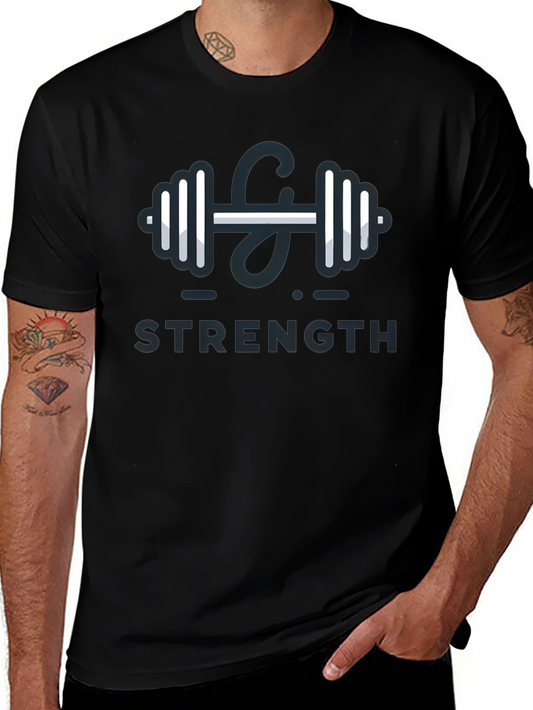 Strength Training T-Shirt - Gym Workout Apparel