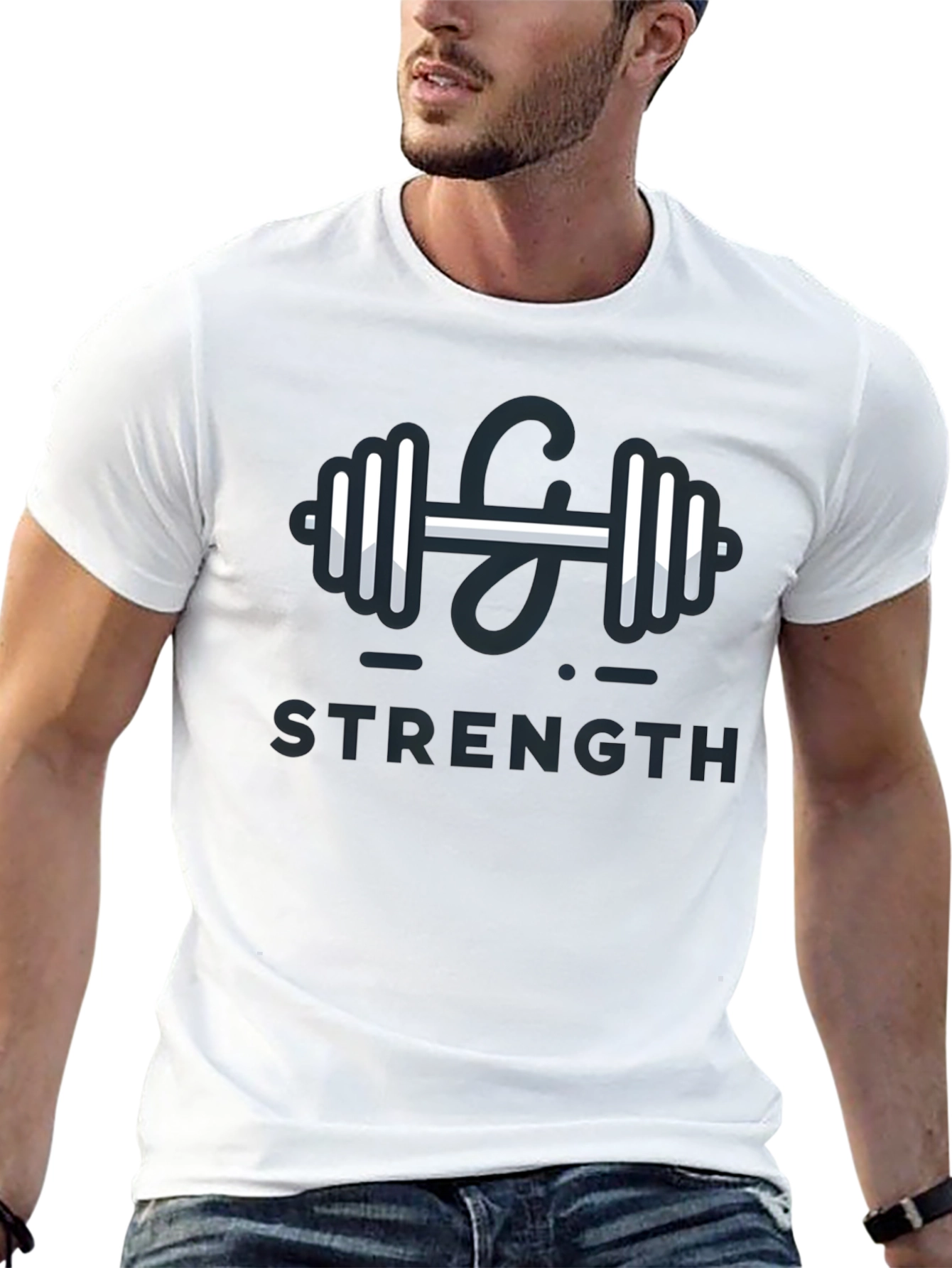 Strength Training T-Shirt - Gym Workout Apparel