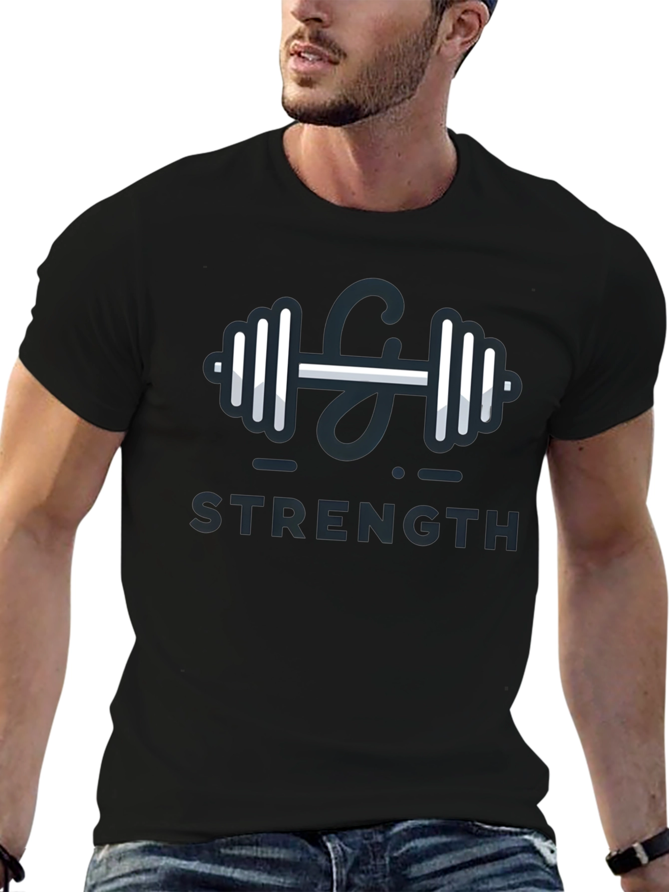 Strength Training T-Shirt - Gym Workout Apparel