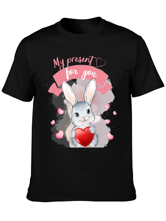 My Present For You Rabbit Heart T-Shirt