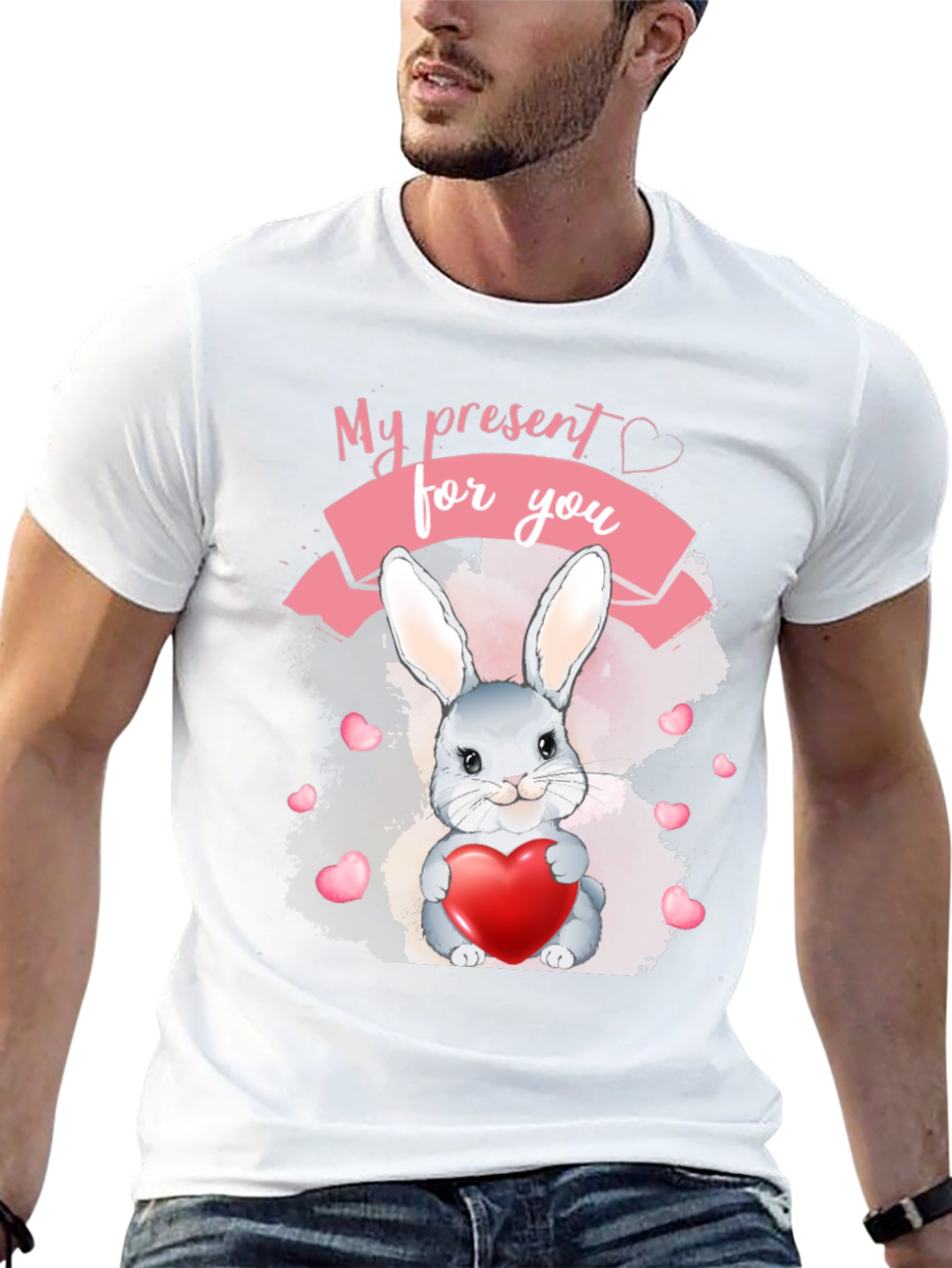 My Present For You Rabbit Heart T-Shirt
