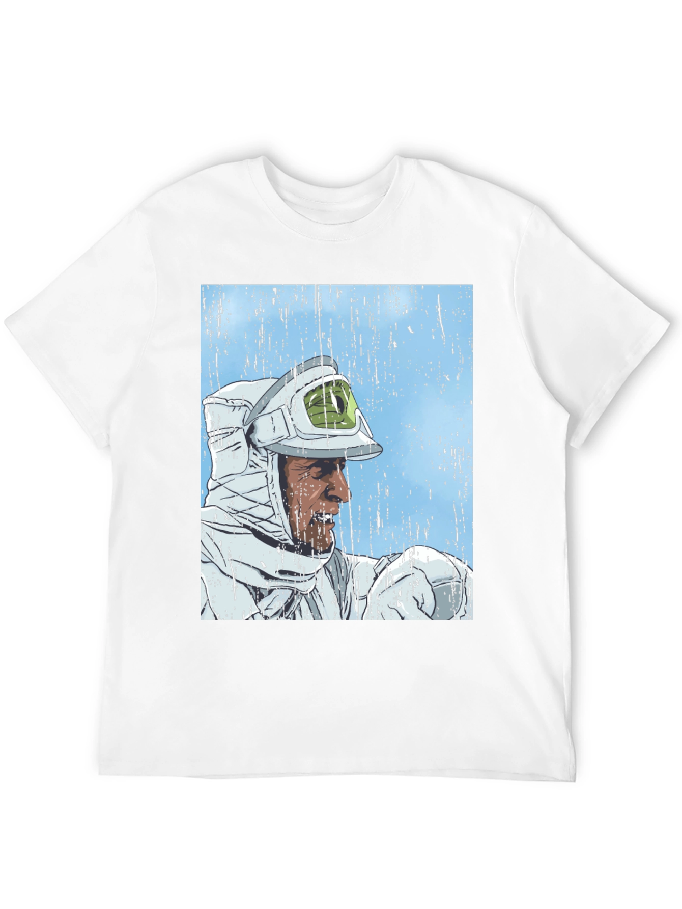 Retro Sci-Fi Astronaut Graphic T-Shirt