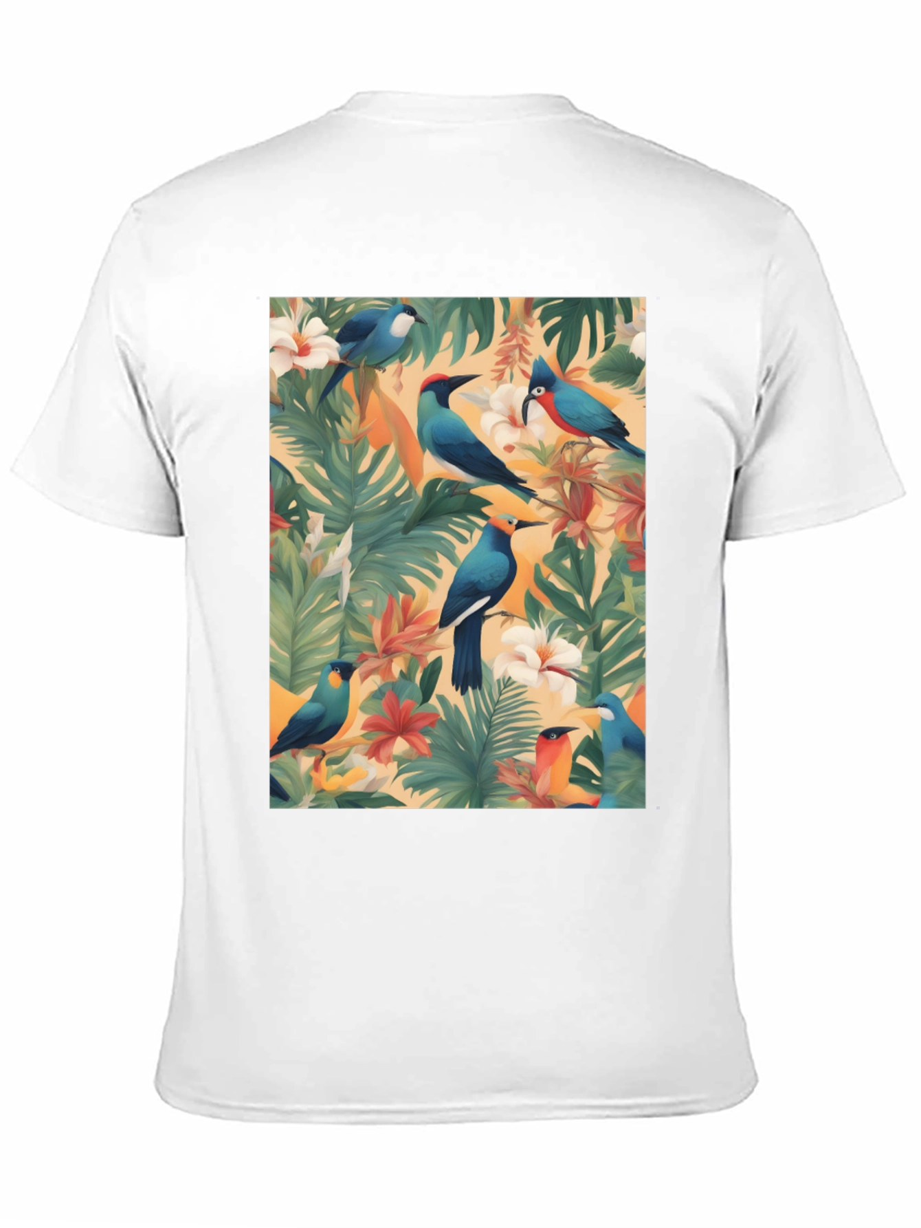 Tropical Birds Graphic T-Shirt