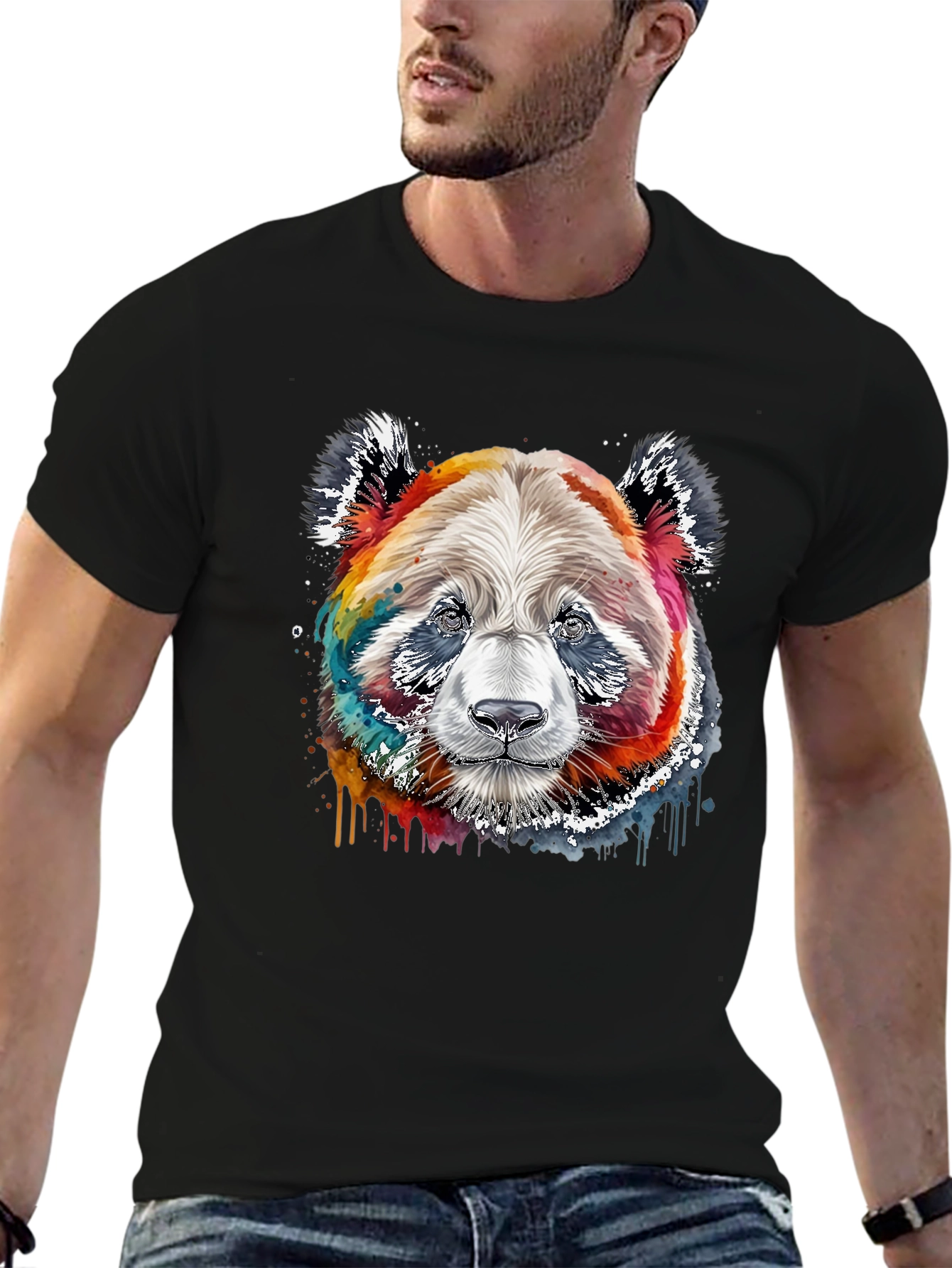 Watercolor Panda Bear T-Shirt