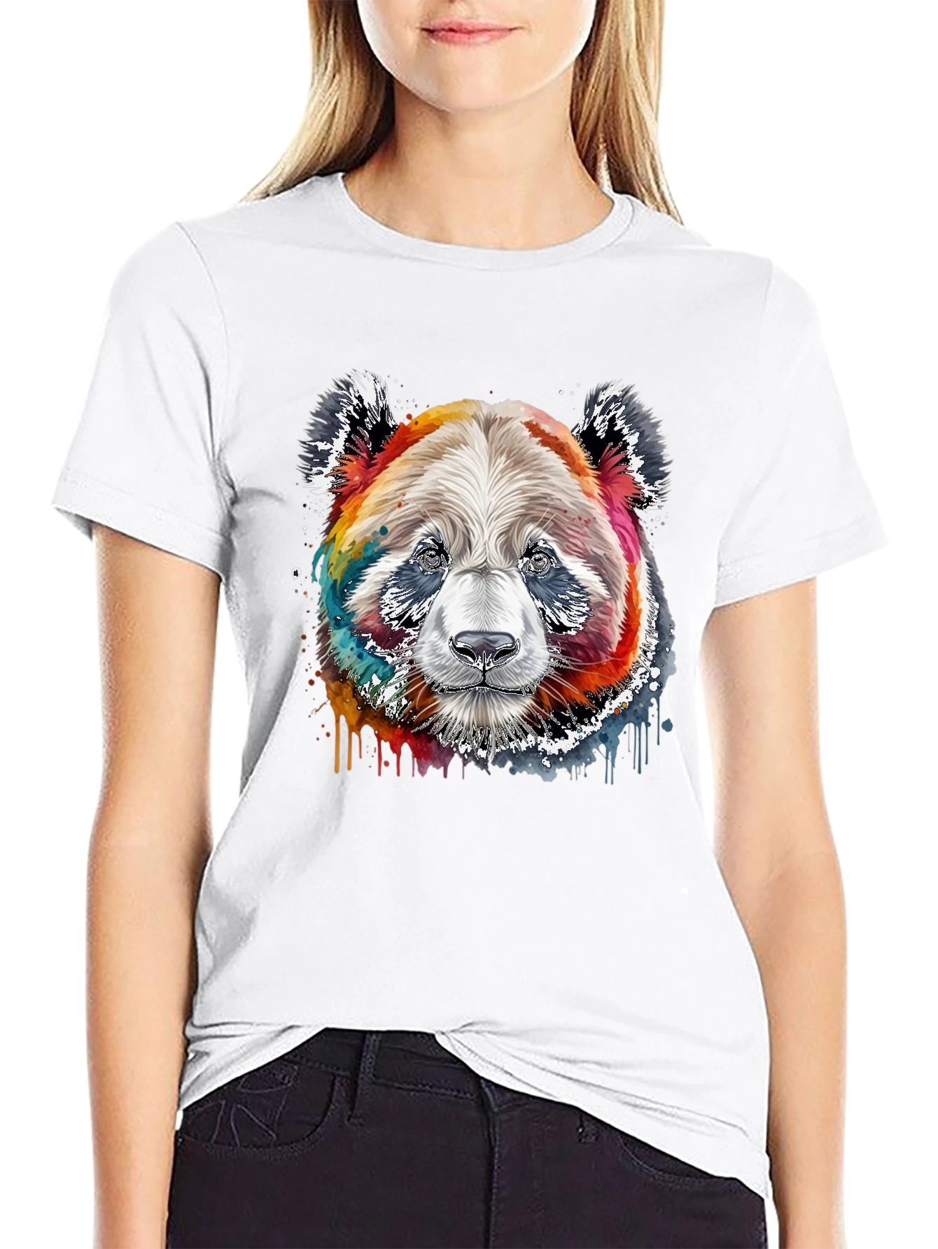 Watercolor Panda Bear T-Shirt