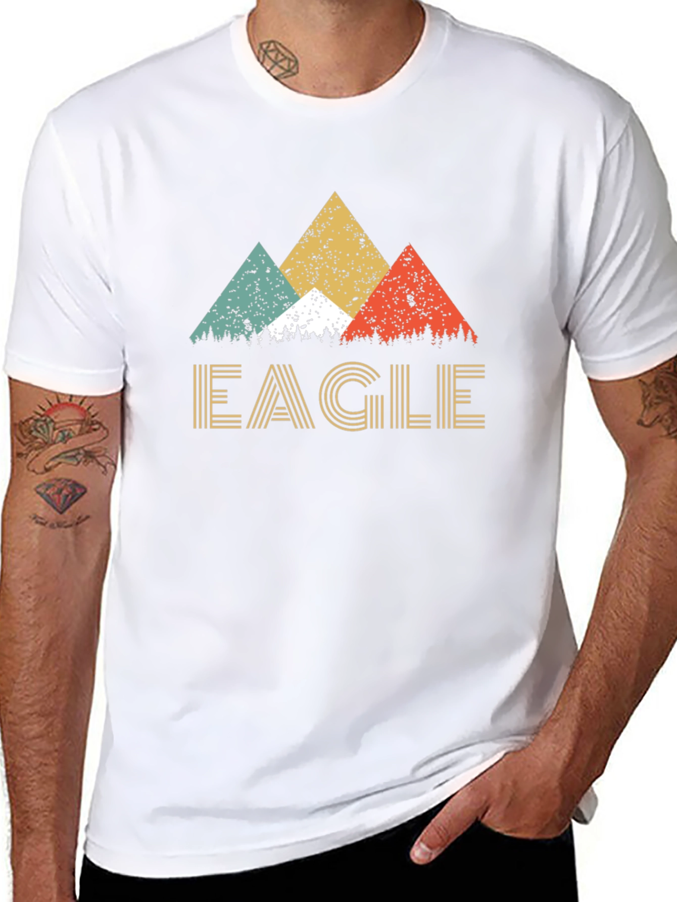 Retro Eagle Mountain Graphic T-Shirt