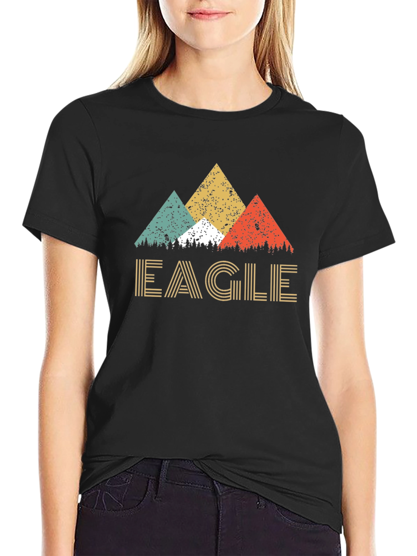 Retro Eagle Mountain Graphic T-Shirt