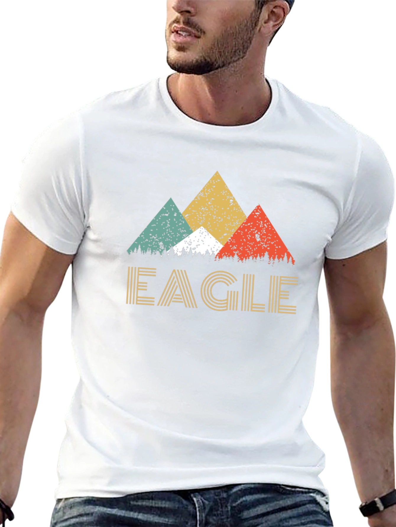 Retro Eagle Mountain Graphic T-Shirt