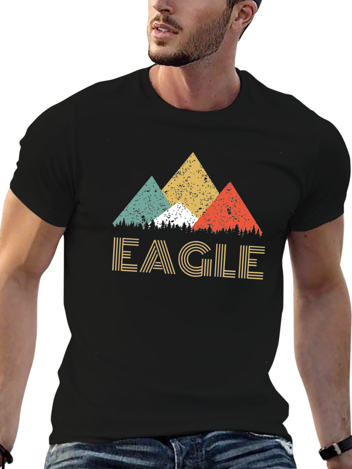 Retro Eagle Mountain Graphic T-Shirt