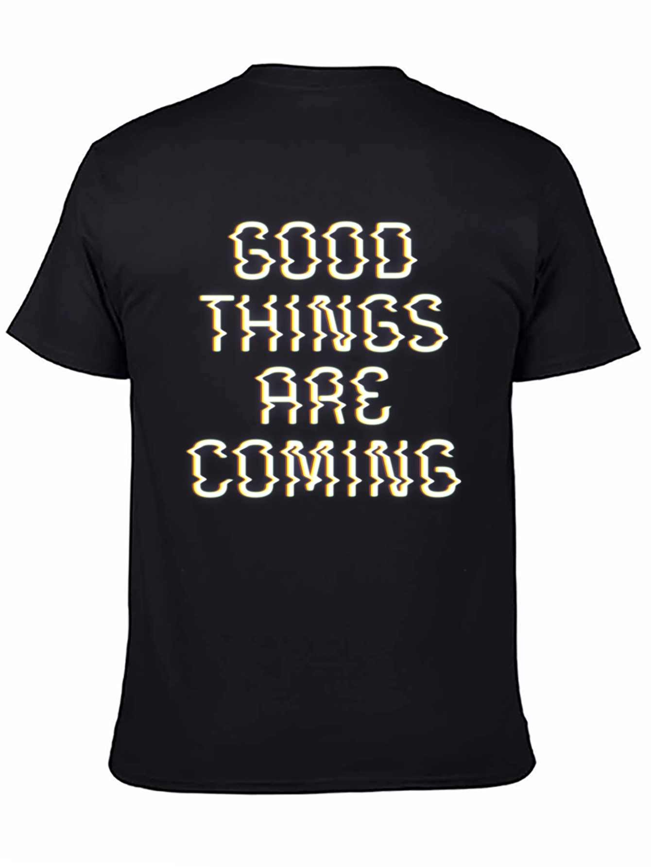 Good Things are Coming Graphic Tee - Black
