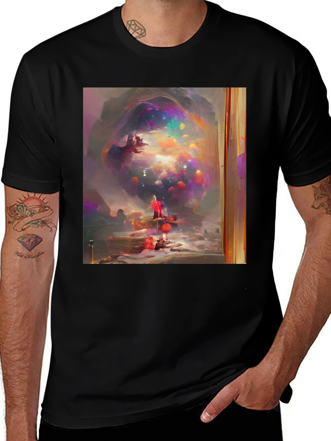 Abstract Art T-Shirt - Unique Design Soft Fabric