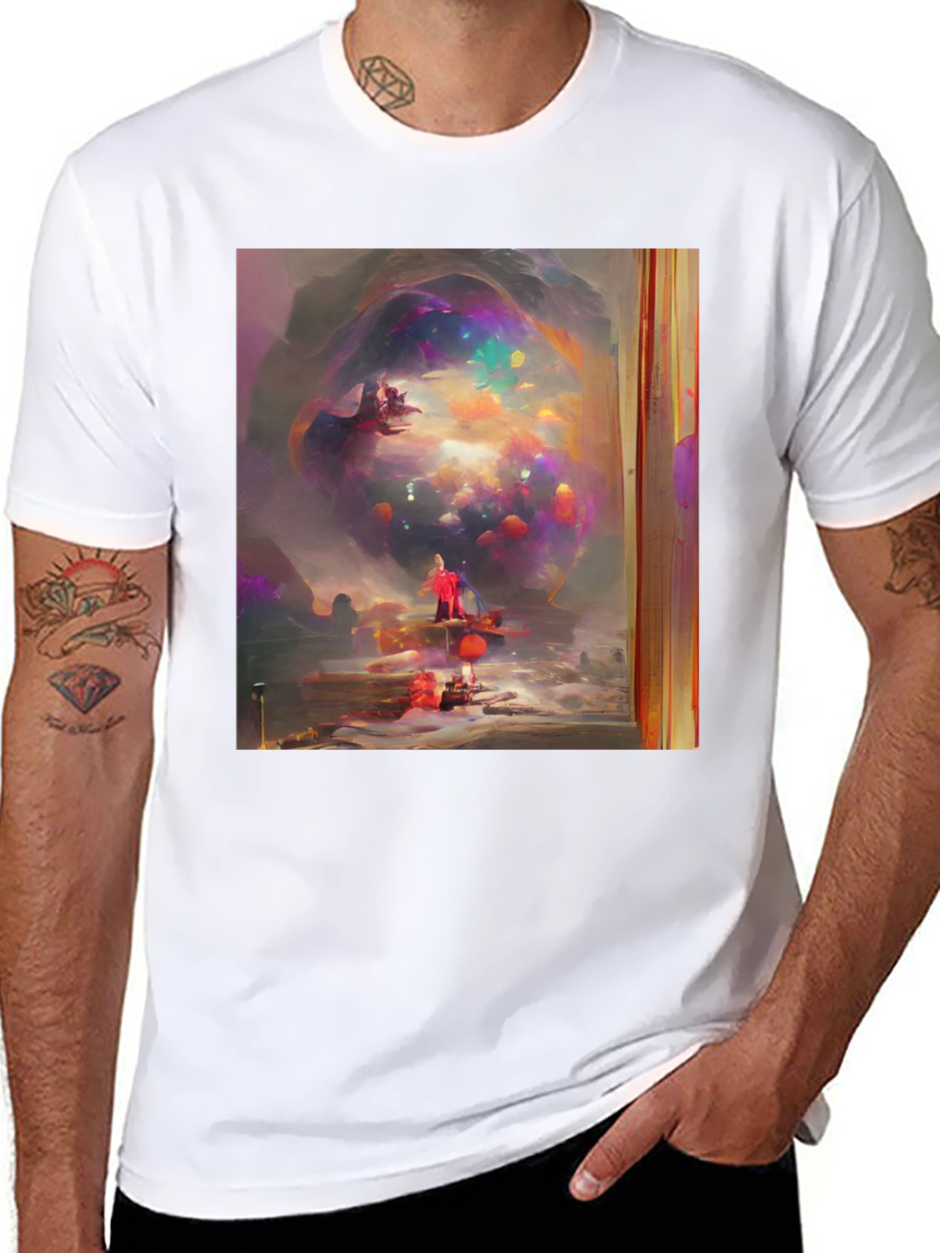 Abstract Art T-Shirt - Unique Design Soft Fabric