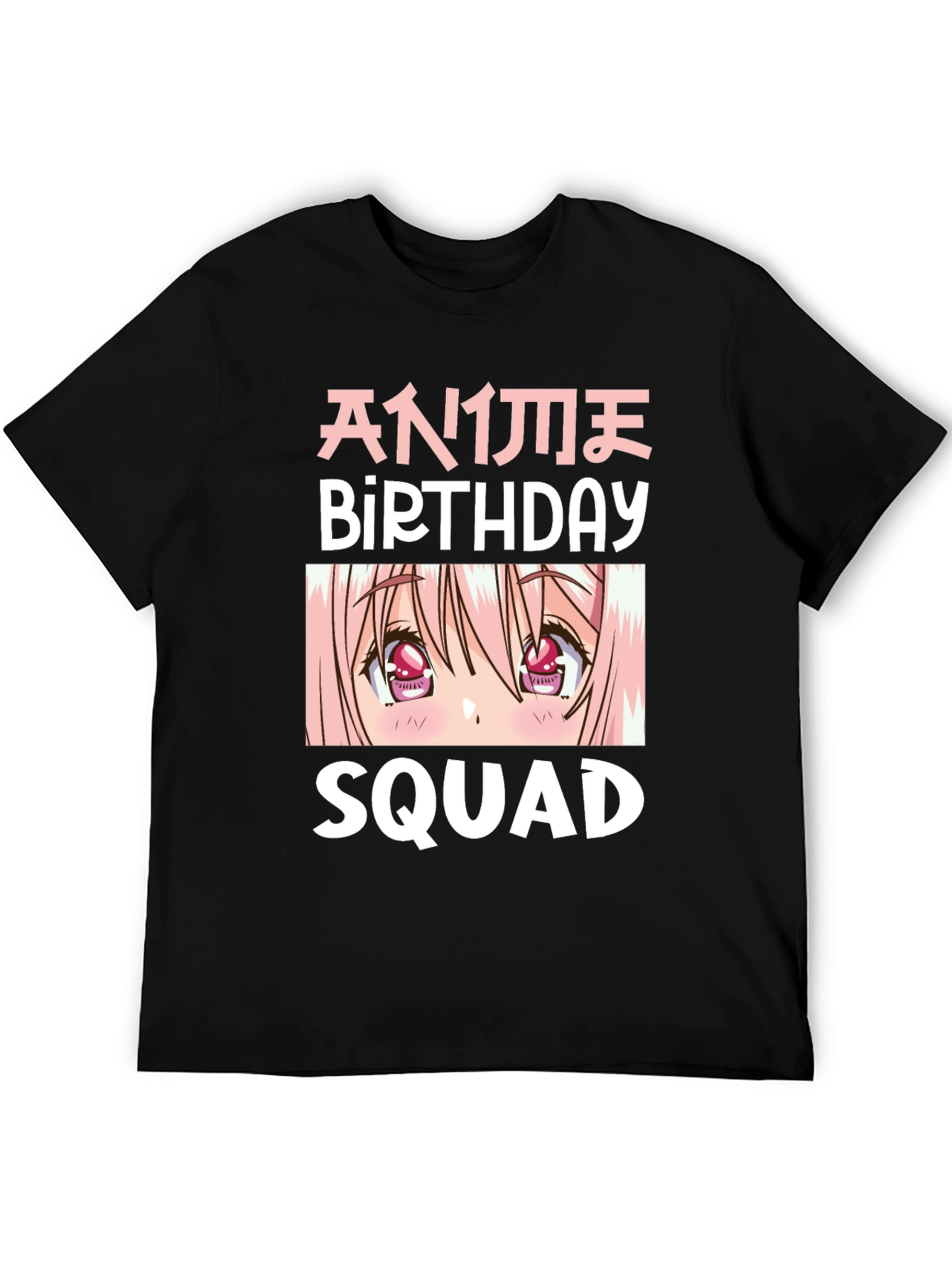 Anime Birthday Squad Graphic T-Shirt