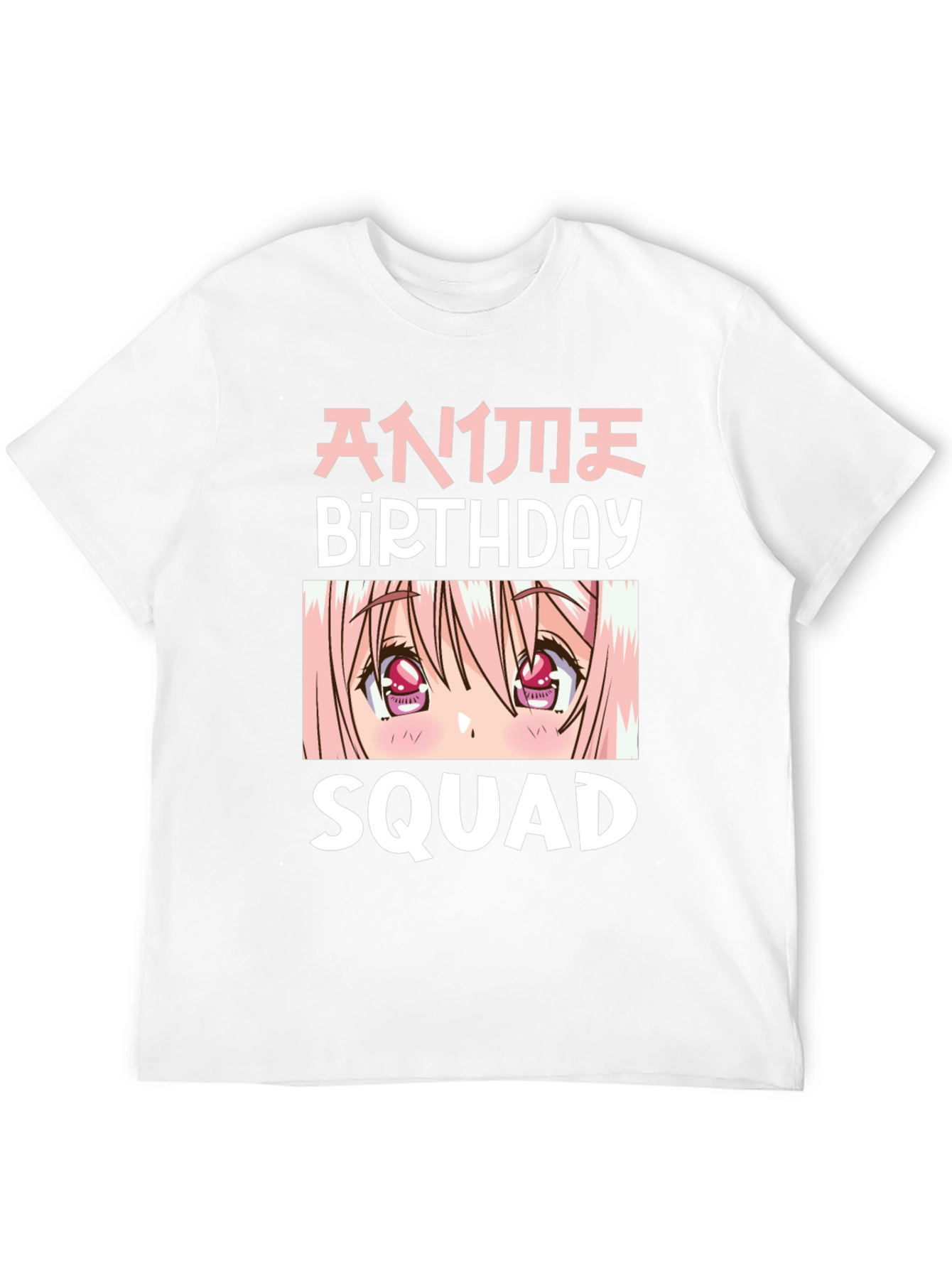 Anime Birthday Squad Graphic T-Shirt