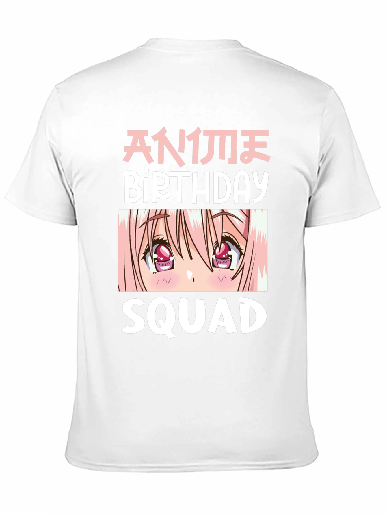 Anime Birthday Squad Graphic T-Shirt