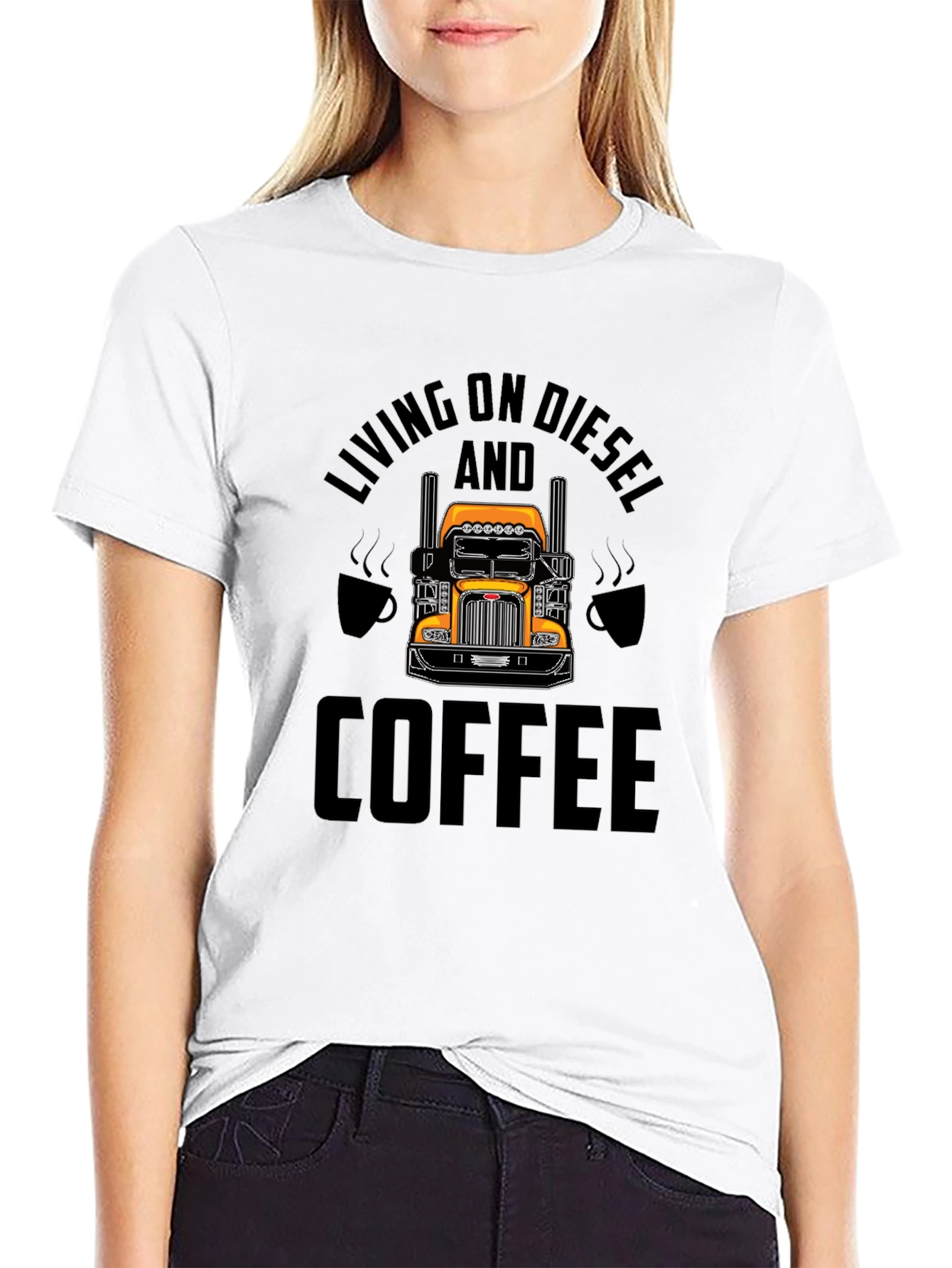 Diesel & Coffee T-Shirt - Trucker Tee