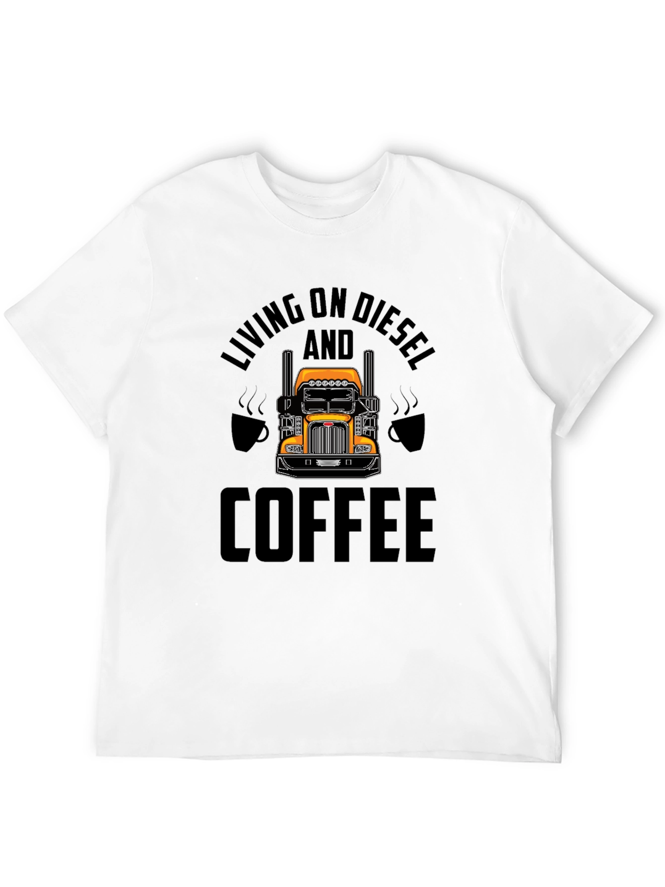 Diesel & Coffee T-Shirt - Trucker Tee