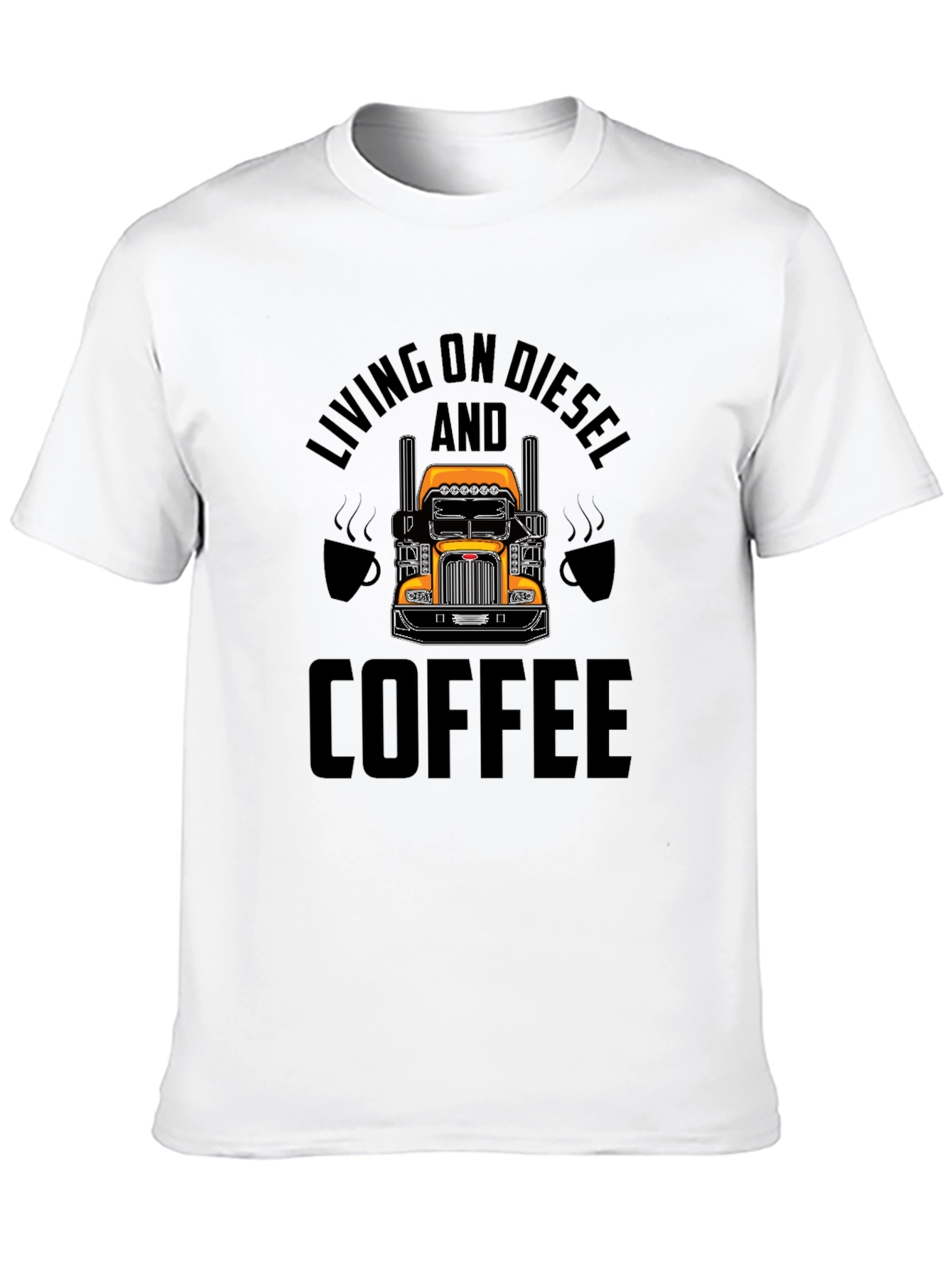 Diesel & Coffee T-Shirt - Trucker Tee