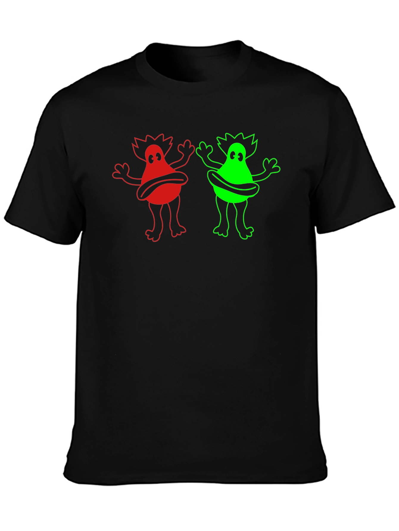 Funky Monster Graphic Tee - Black