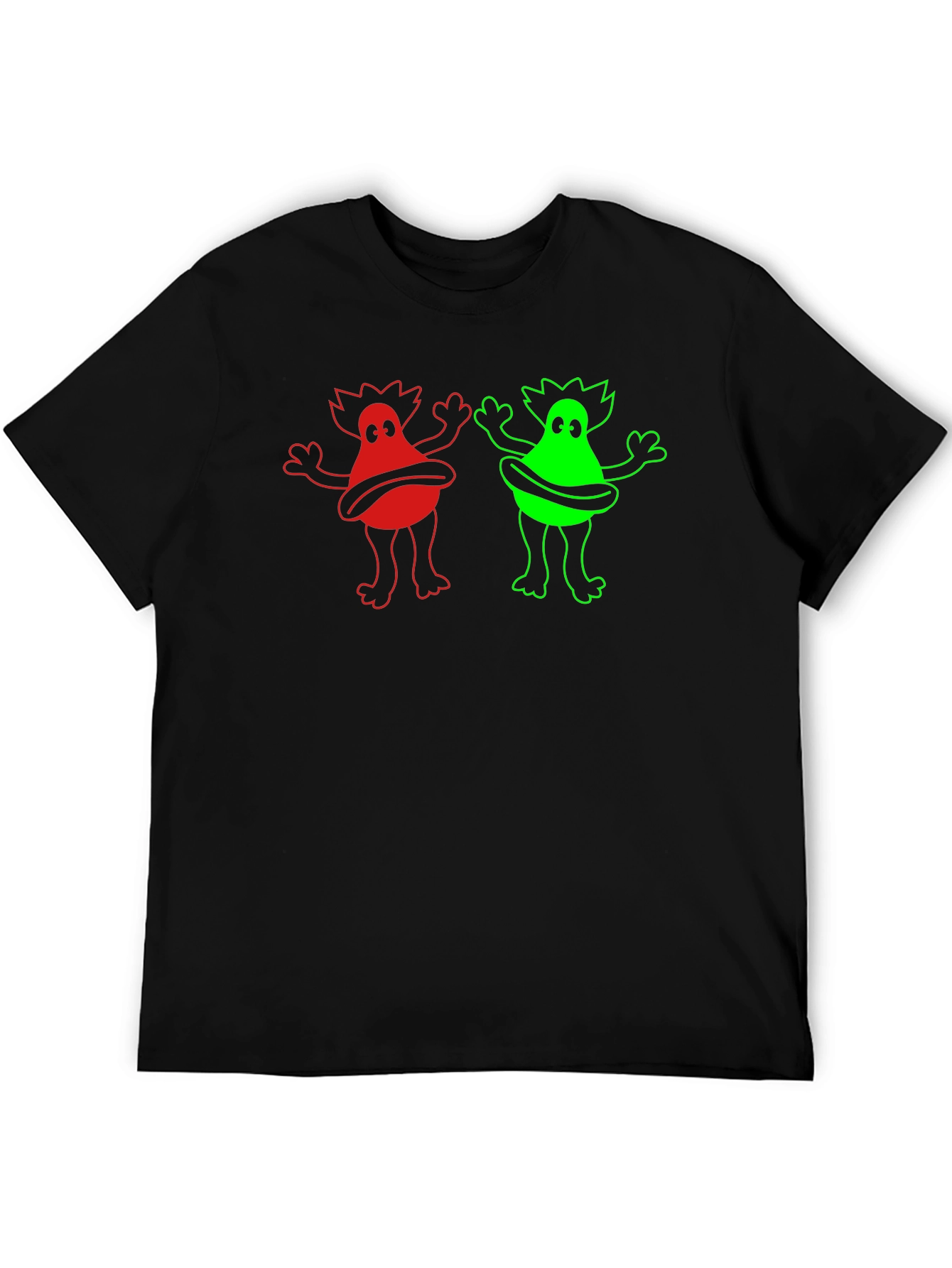 Funky Monster Graphic Tee - Black