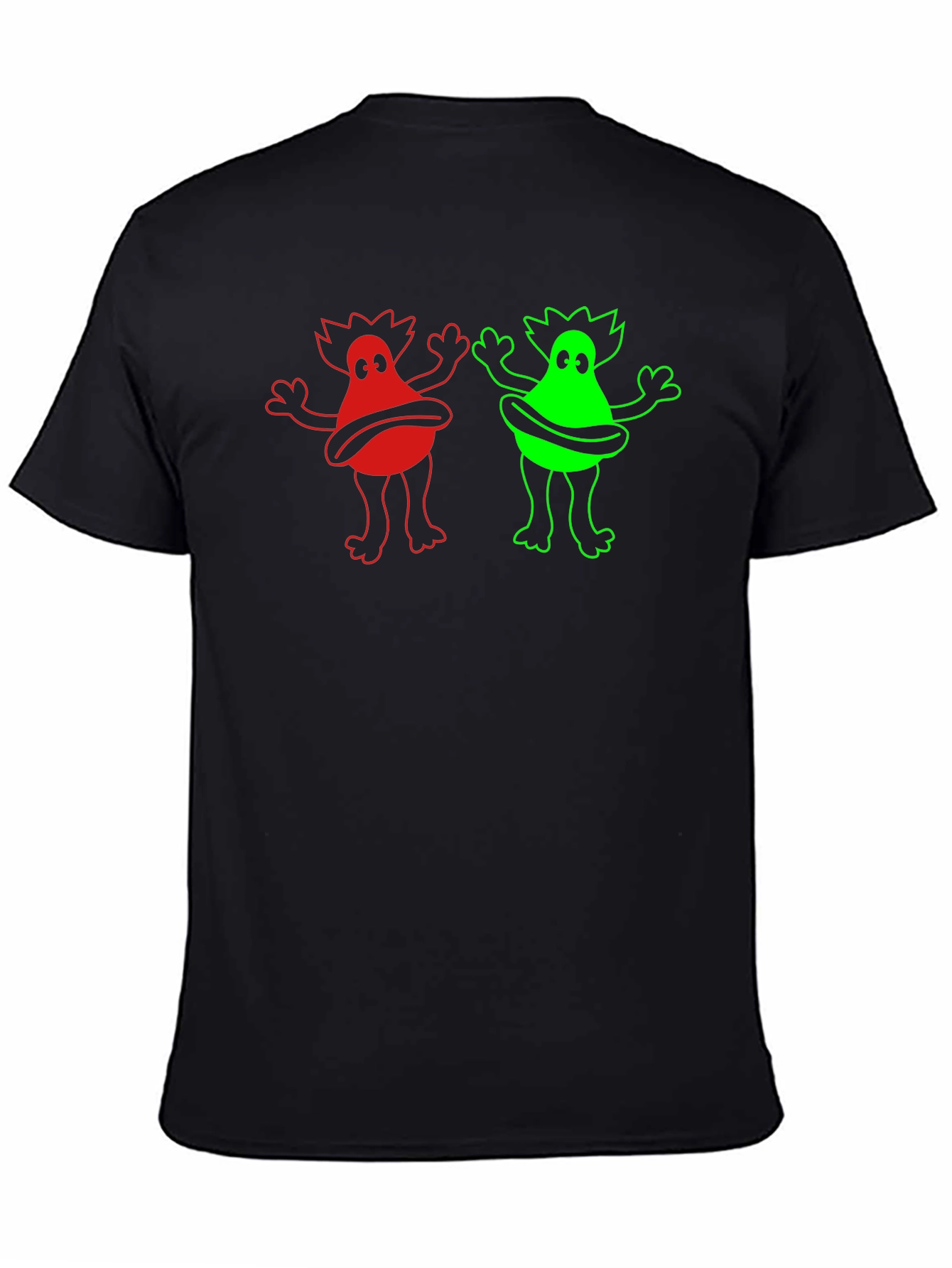 Funky Monster Graphic Tee - Black