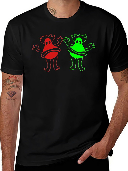 Funky Monster Graphic Tee - Black