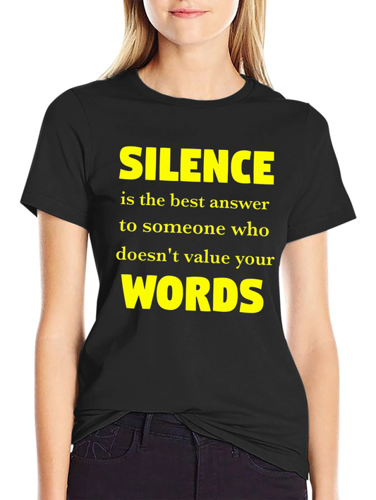 Silence is the Best Answer T-Shirt