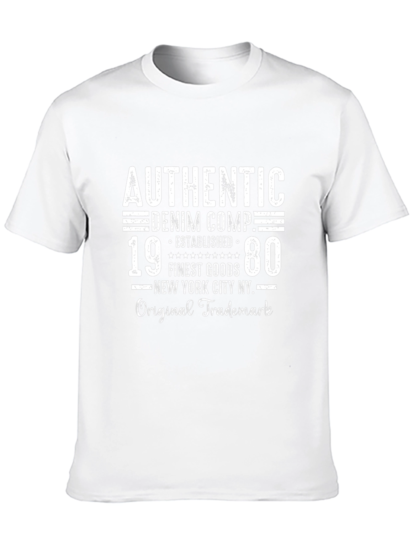 Authentic Denim Co. T-Shirt - Established 1980