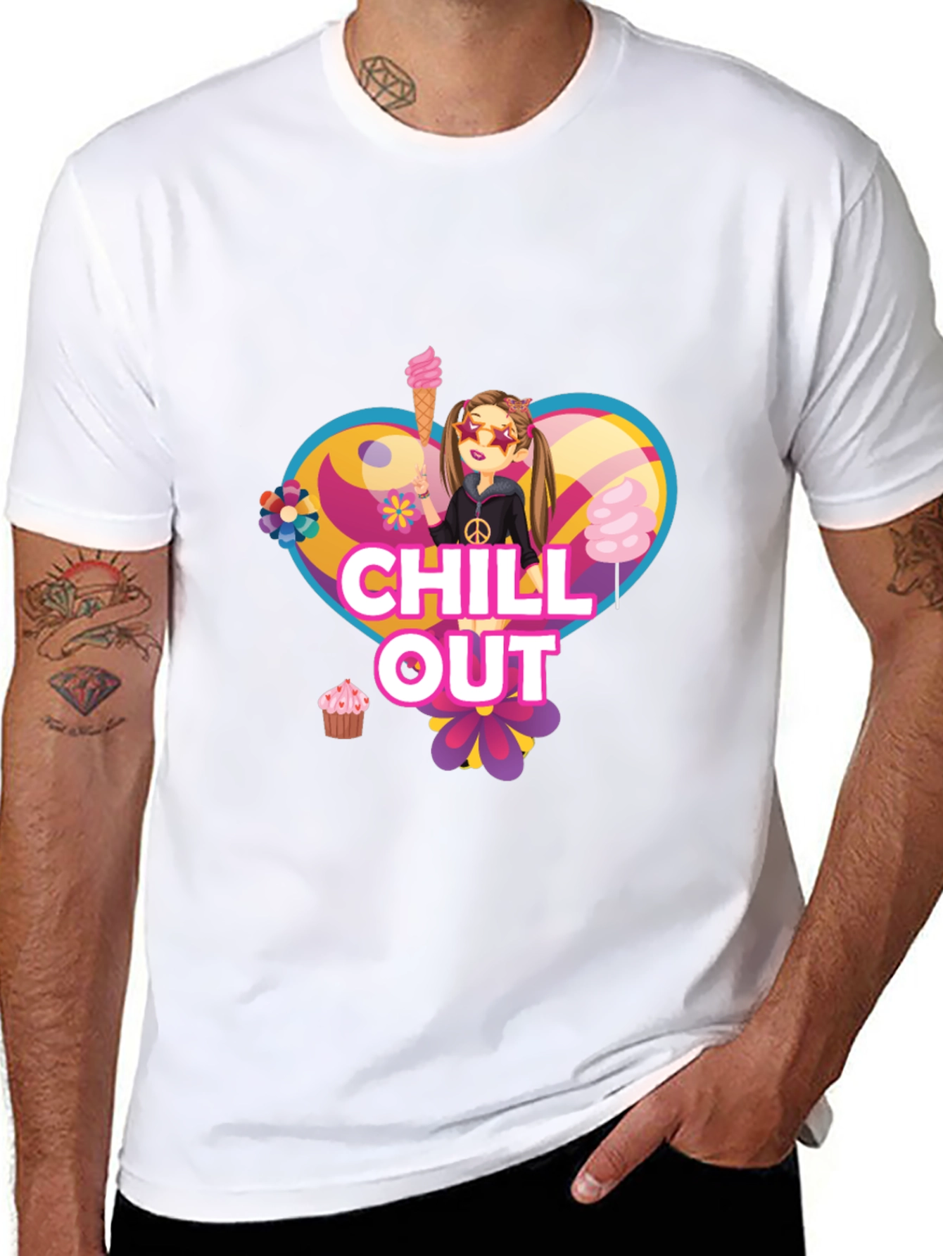Chill Out Graphic Tee - Fun Design T-Shirt