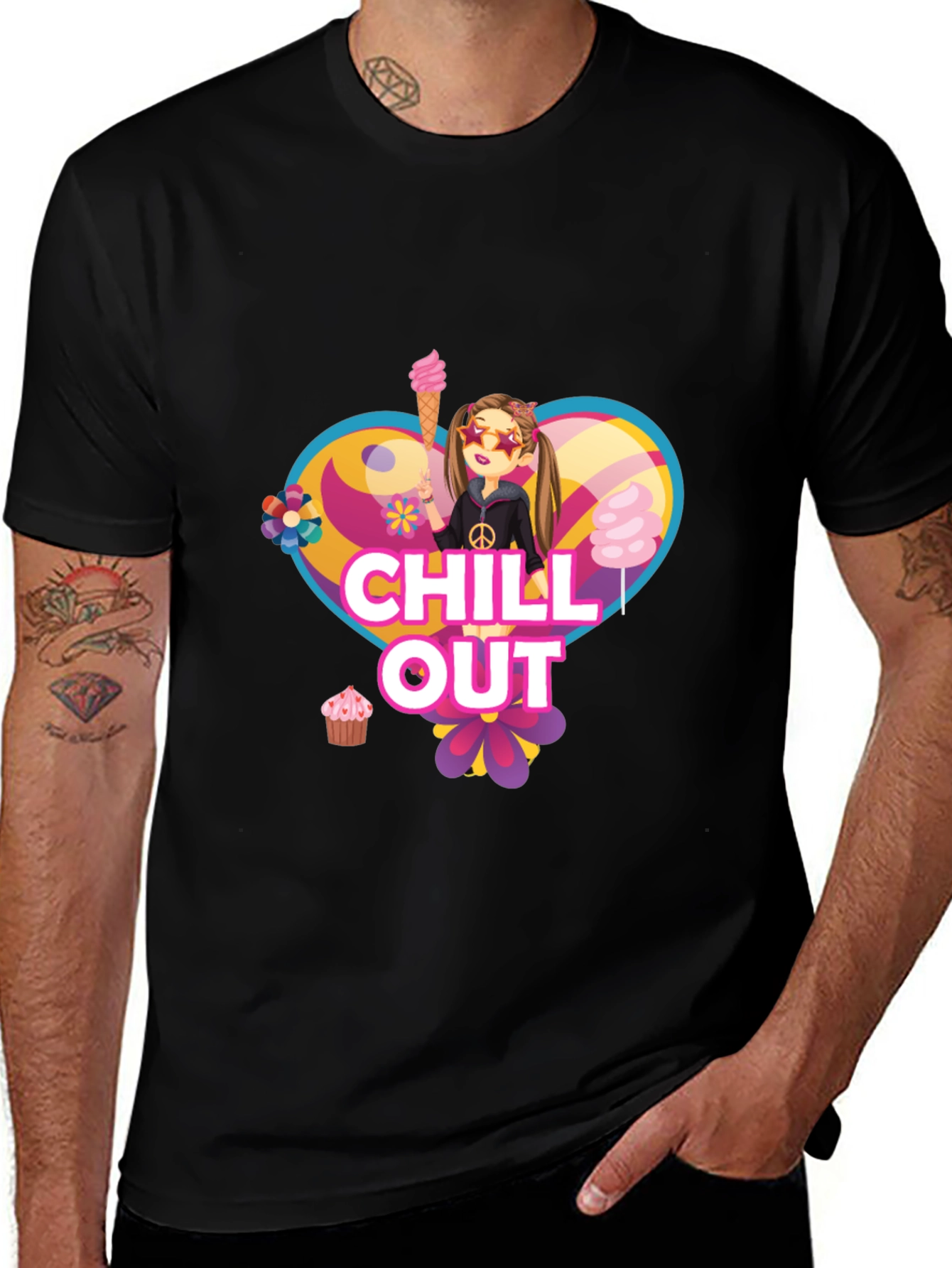 Chill Out Graphic Tee - Fun Design T-Shirt
