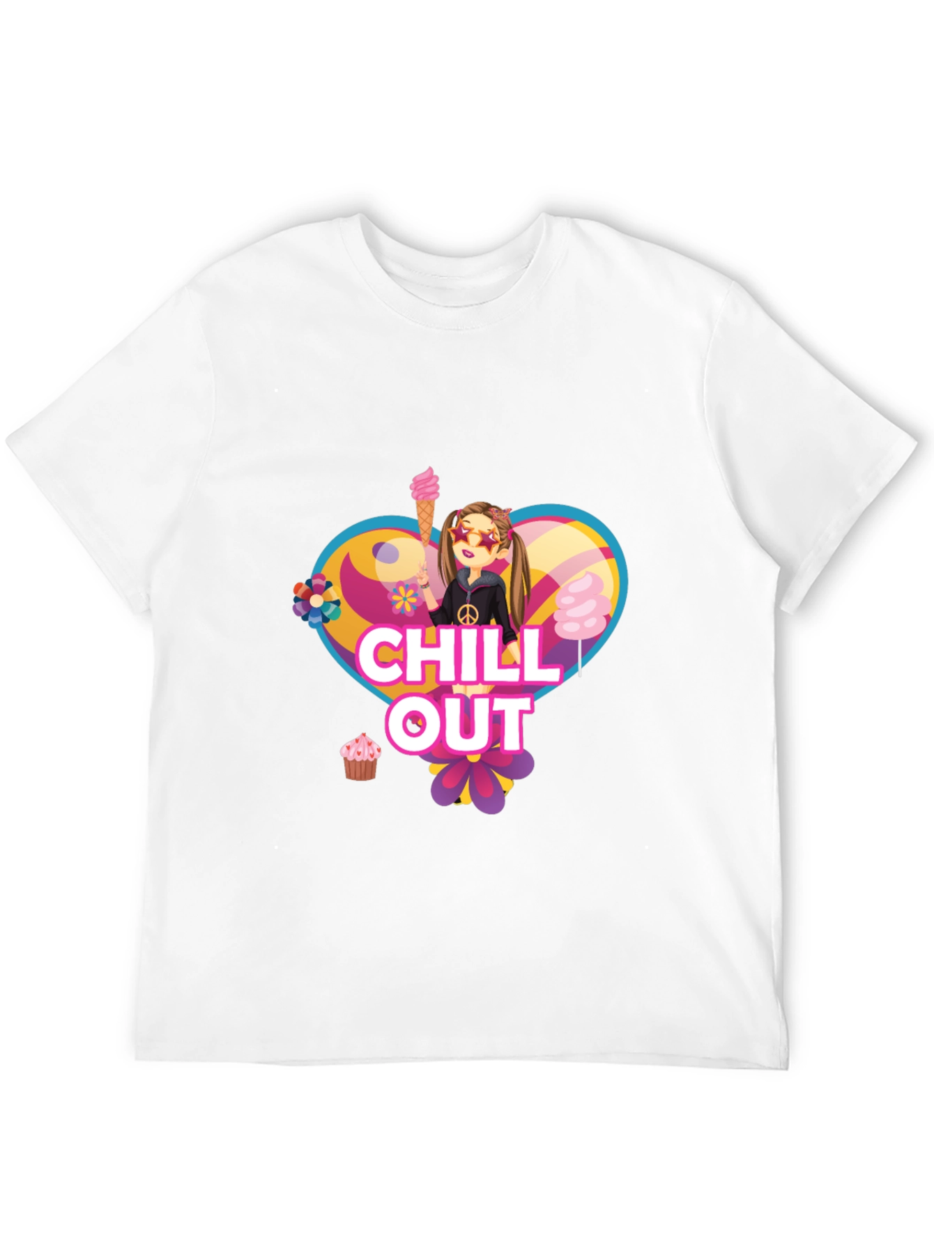 Chill Out Graphic Tee - Fun Design T-Shirt