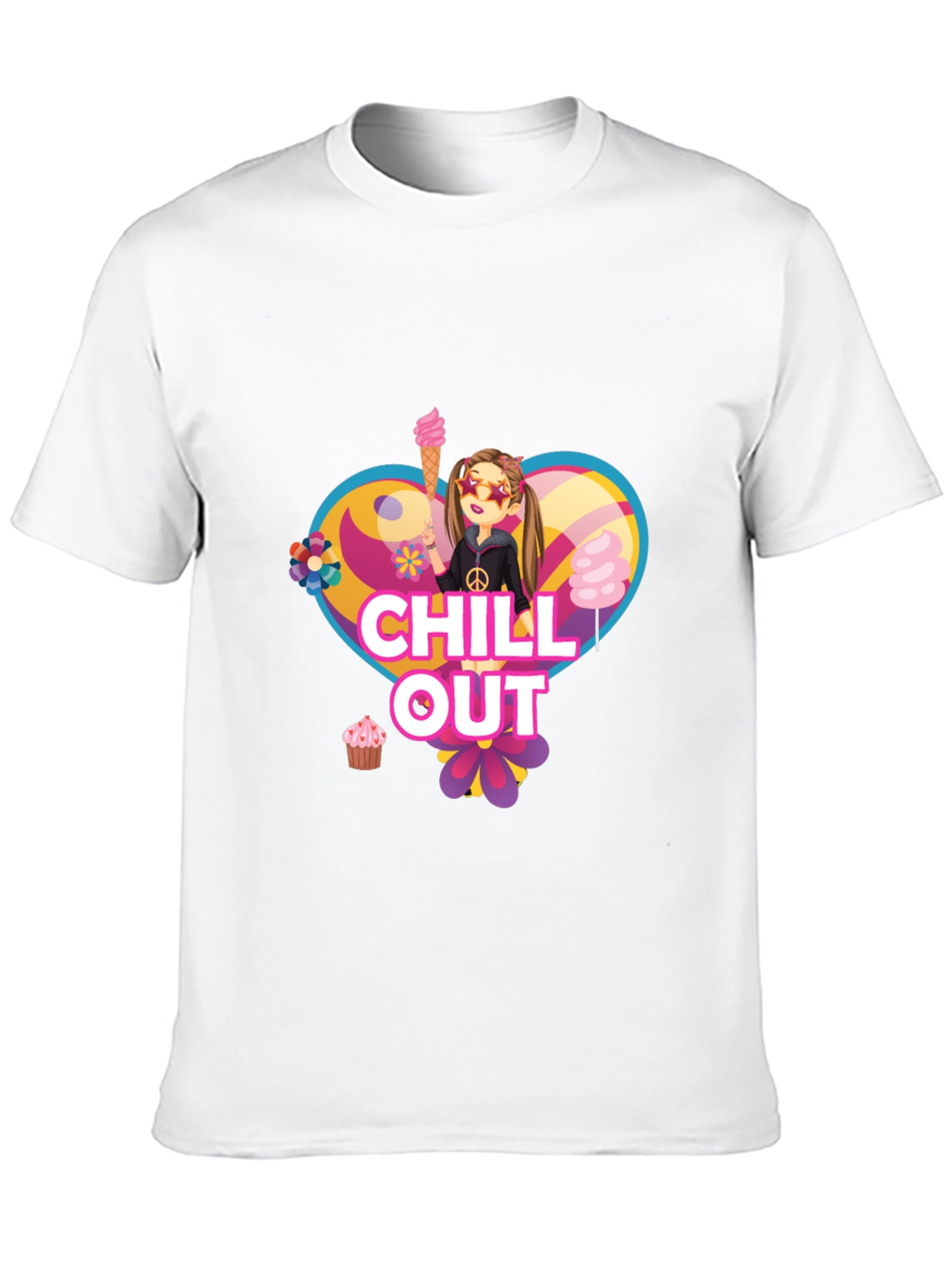 Chill Out Graphic Tee - Fun Design T-Shirt