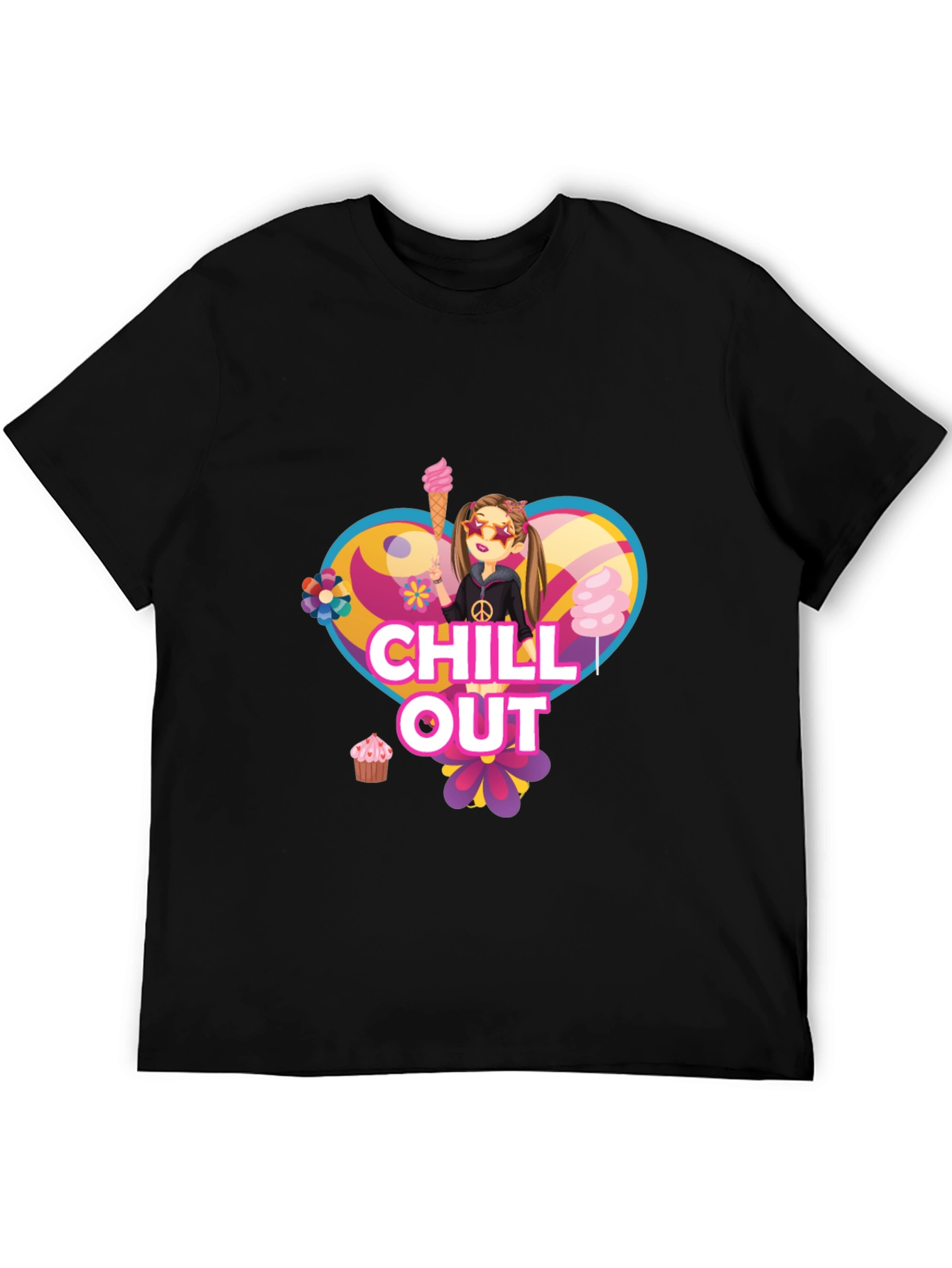 Chill Out Graphic Tee - Fun Design T-Shirt